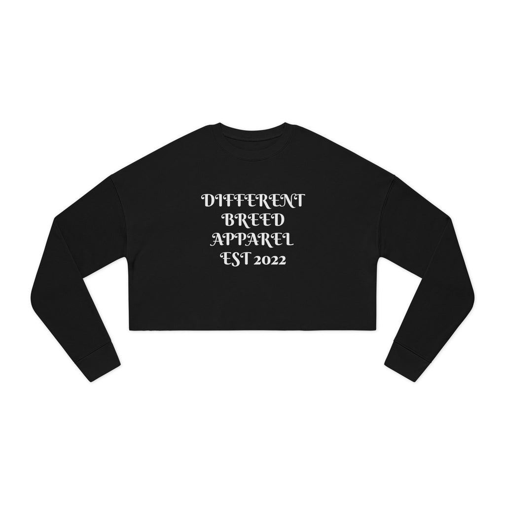 Women's Cropped Sweatshirt — Chas3 Mon3yyx Graphic Crop Top (Different Breed Apparel EST 2022)