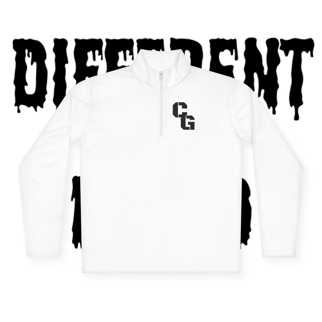 Certified GOAT Quarter-Zip Pullover — Graphic Goat Logo Pullover