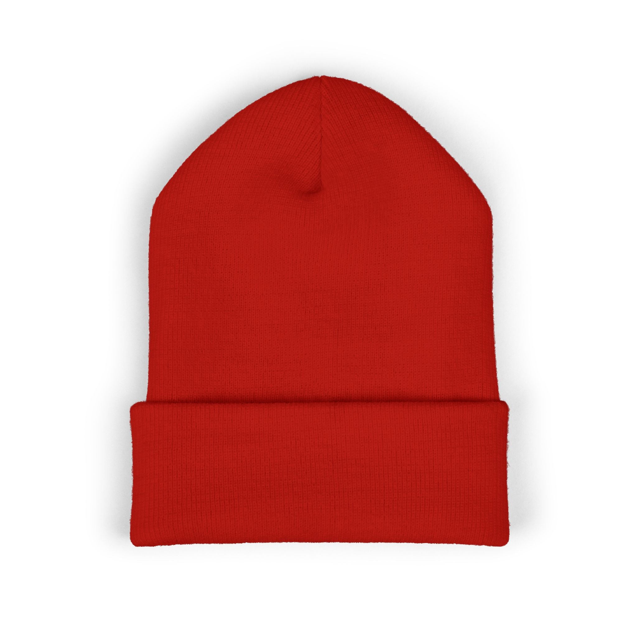 Street Scholar Embroidered Beanie — Classic Cuffed Knit Hat