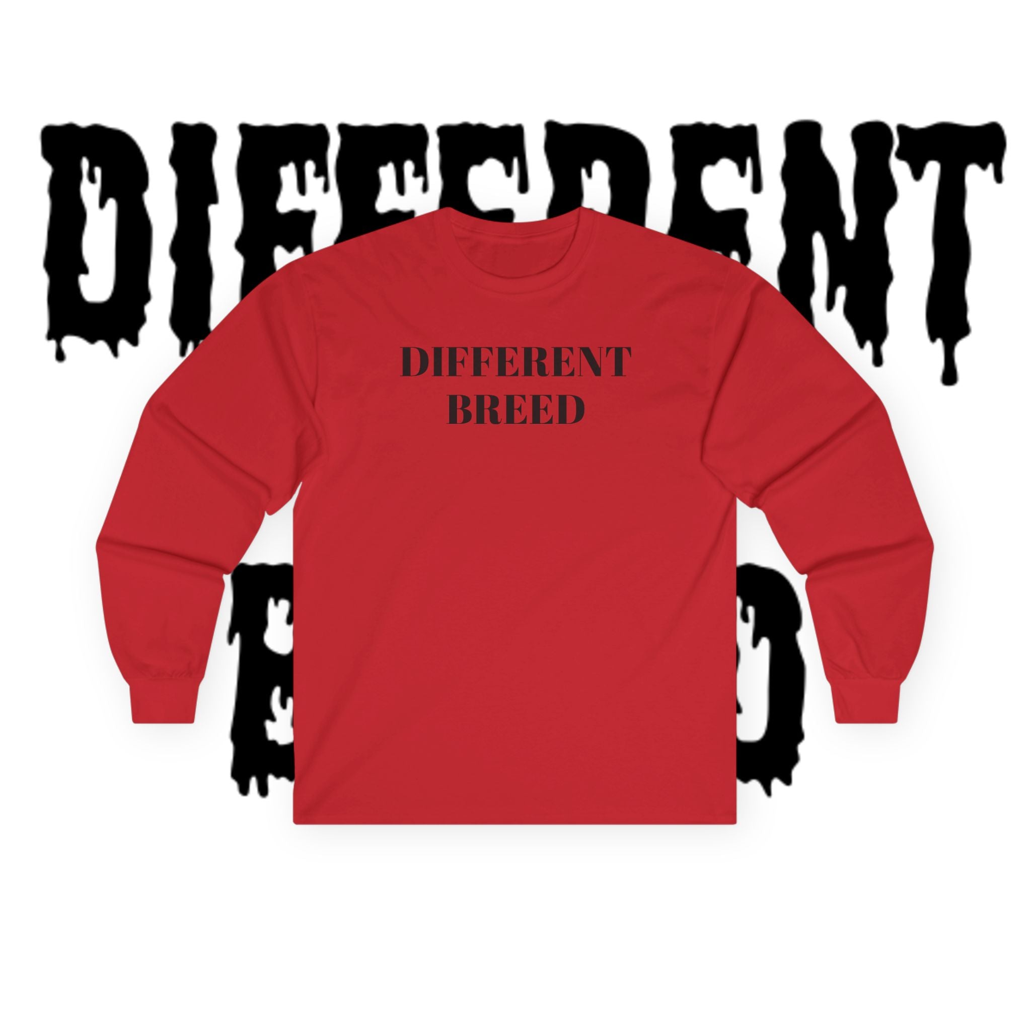 Different Breed Long Sleeve Tee — “Take Risk and Prosper” Graphic