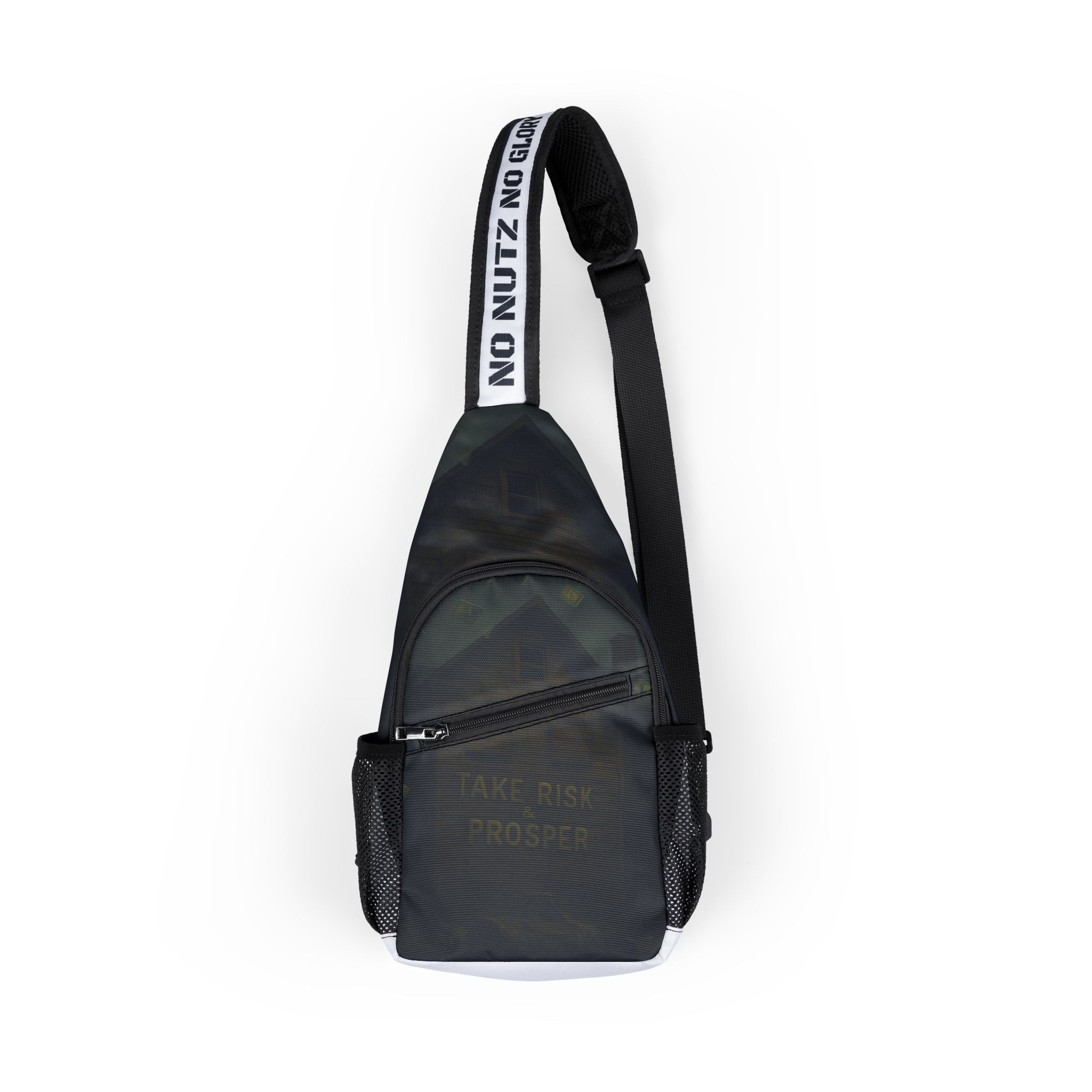 No Nutz® Chest Bag — Sleek Sling Crossbody with Branded Strap
