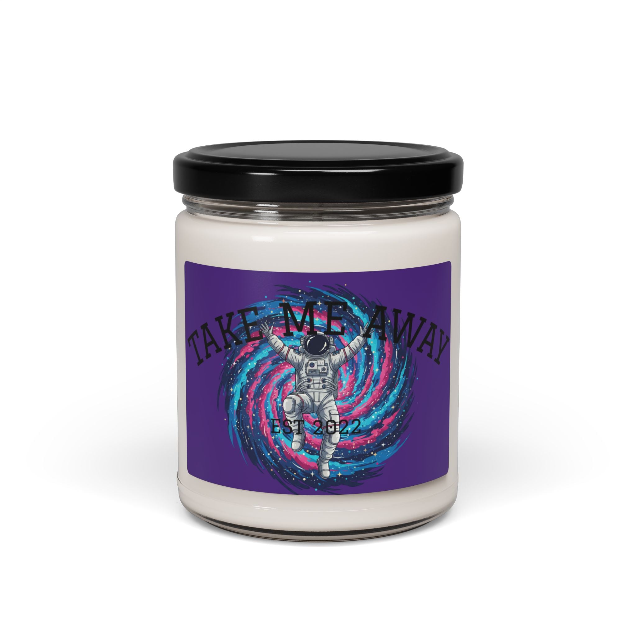 Soy Candle — "Take Me Away" Astronaut Scented Candle, 9oz