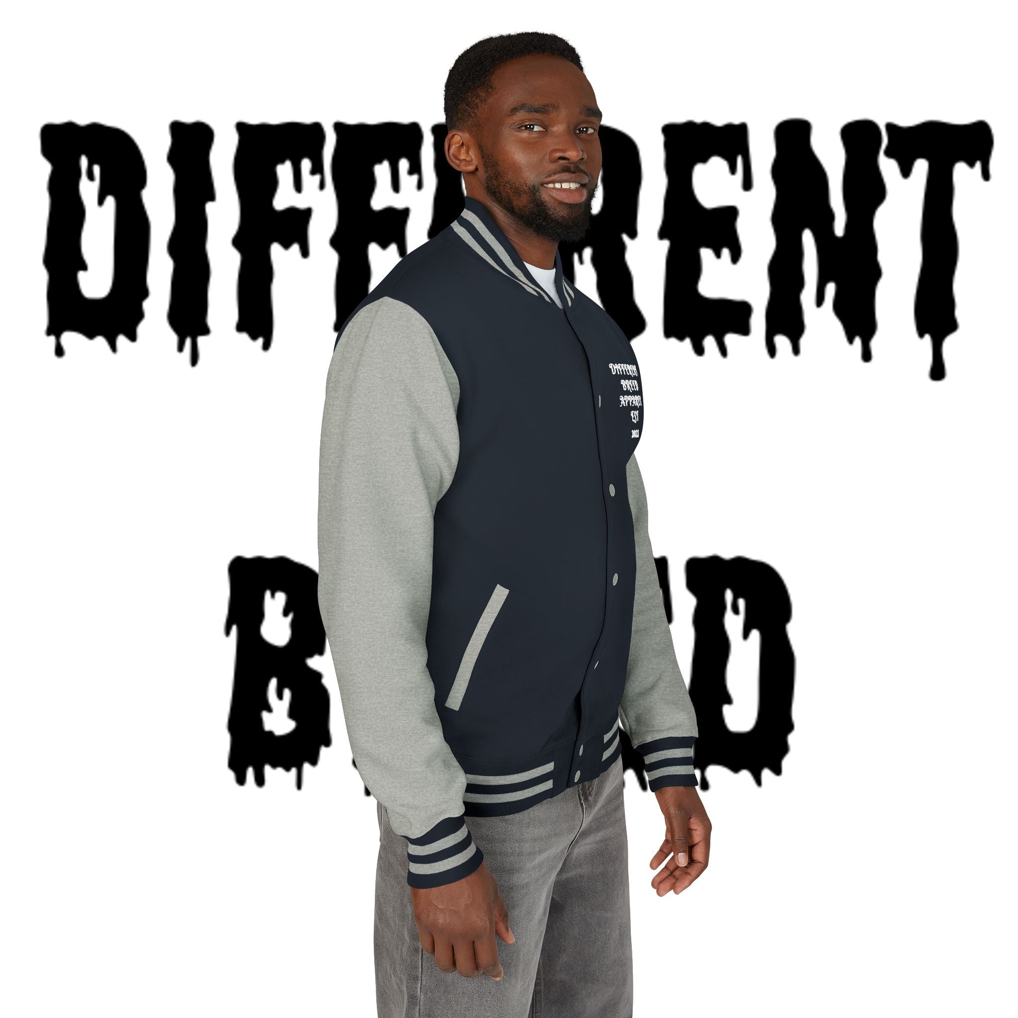 Letterman Jacket — 'Different Breed' Retro Varsity Jacket
