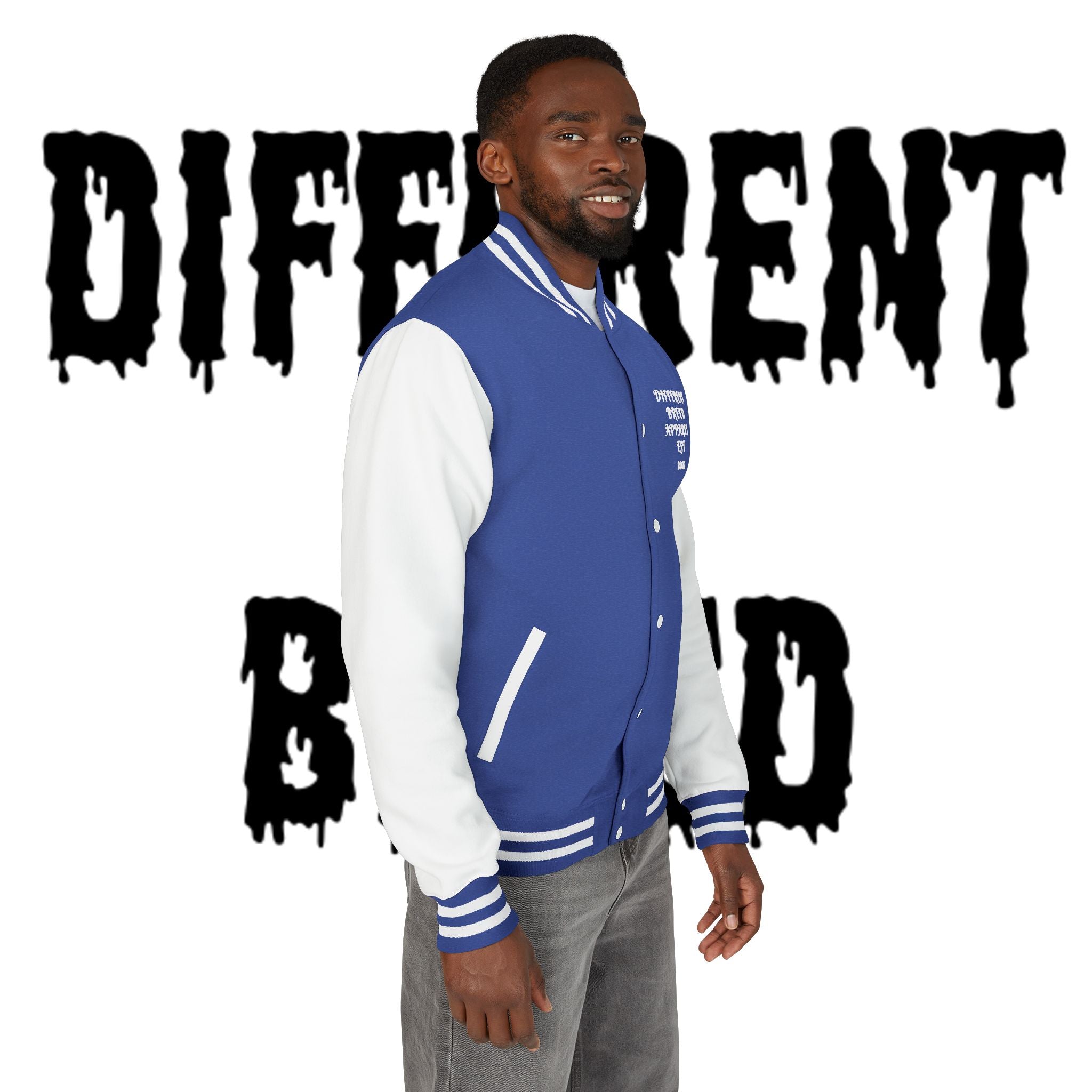 Letterman Jacket — 'Different Breed' Retro Varsity Jacket
