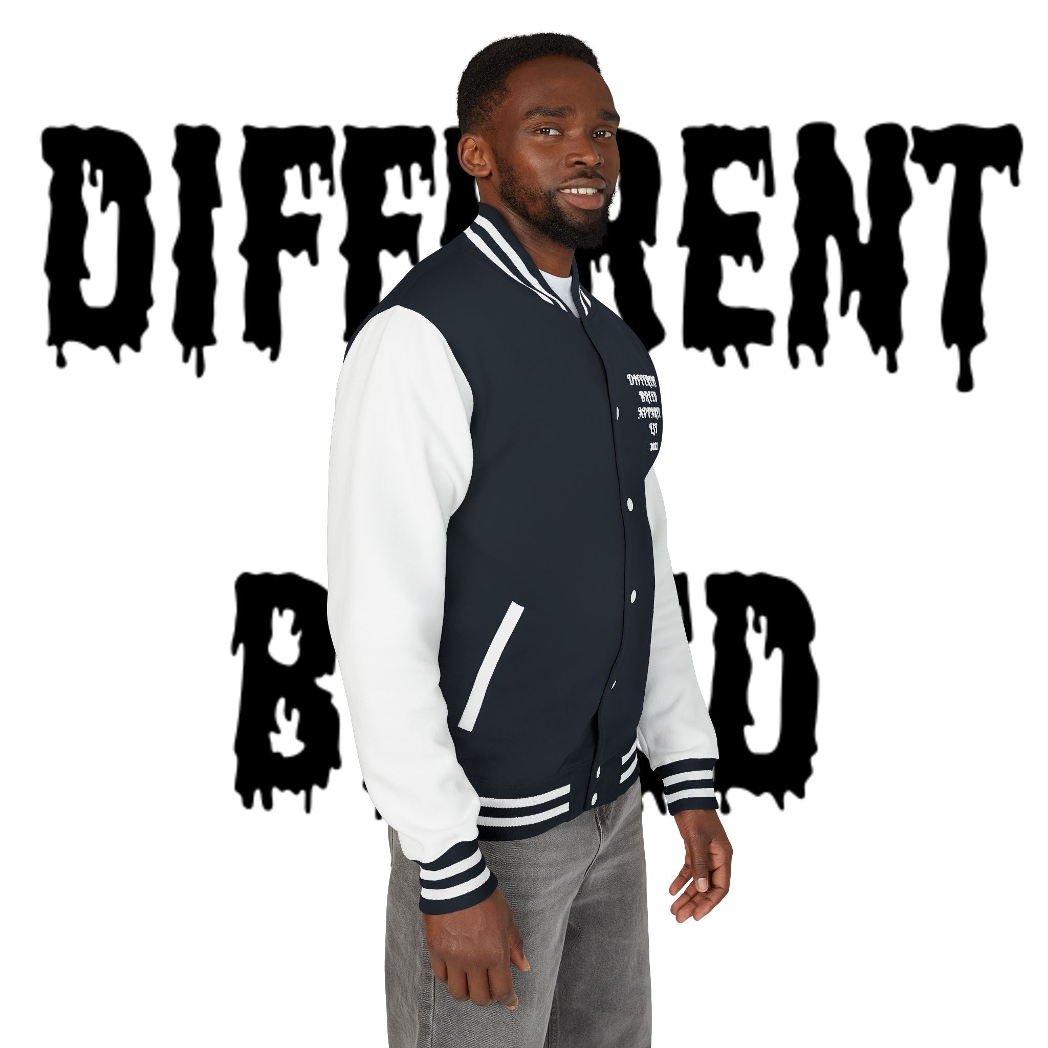 Letterman Jacket — 'Different Breed' Retro Varsity Jacket