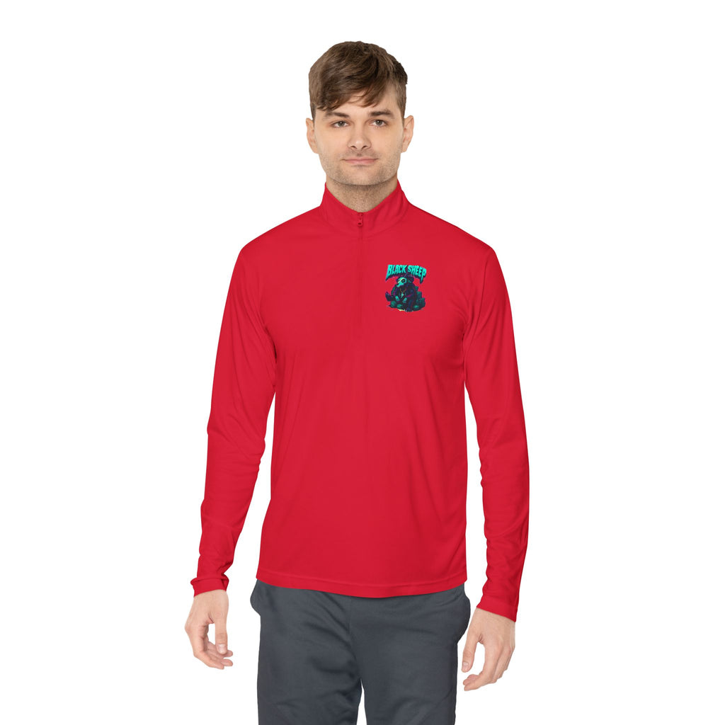 Quarter-Zip Pullover — "Value the Pain" Motivational Athletic Pullover