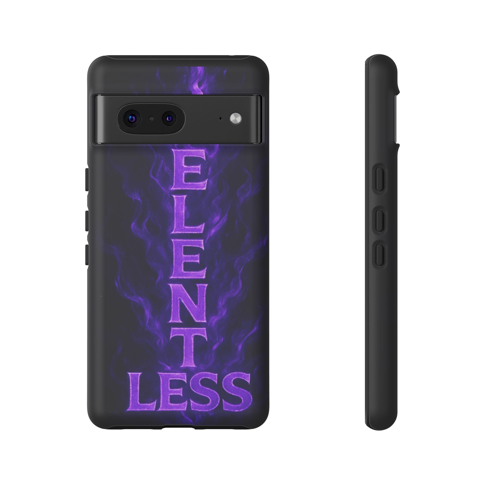 Relentless Purple Flame Phone Case — Tough Protective iPhone Cover