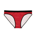 Red All-Over Print Bikini Briefs — Women's Printed Underwear