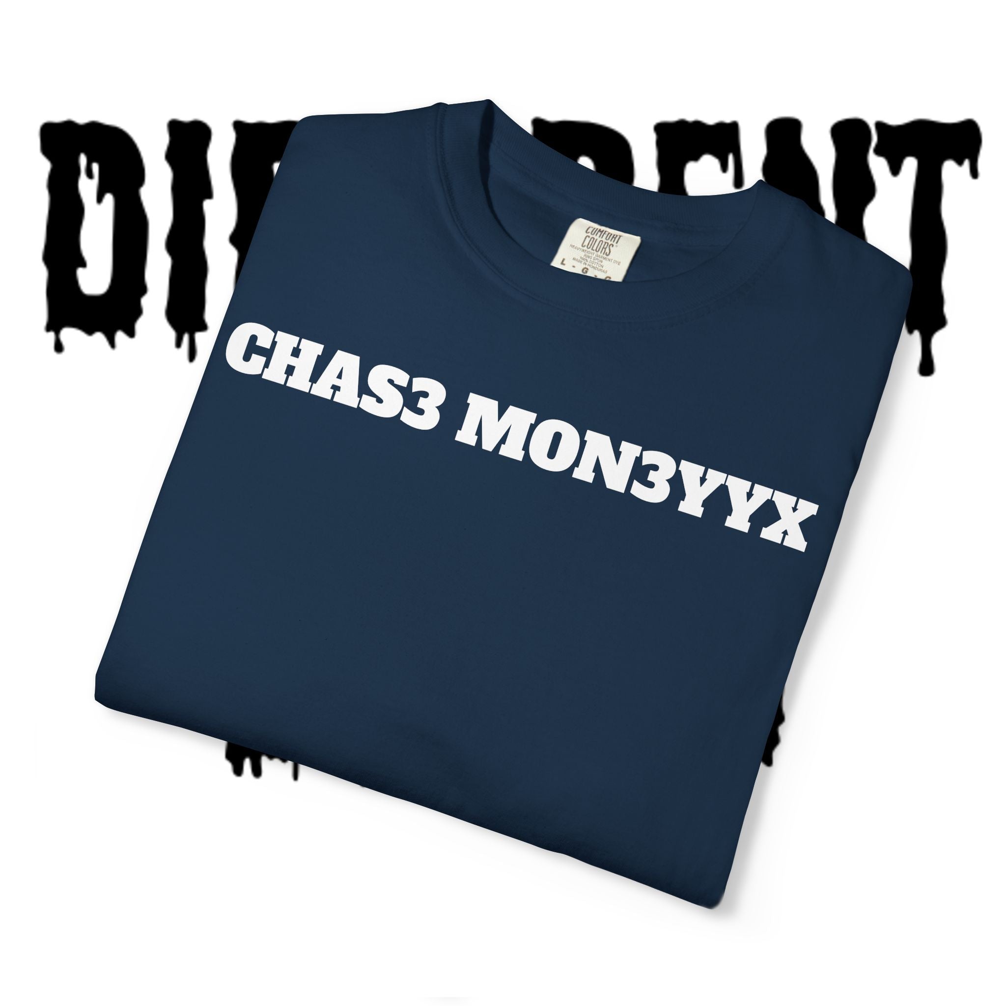 Chas3 Mon3yyx Graphic T-Shirt — Bold Lip Logo Streetwear Tee