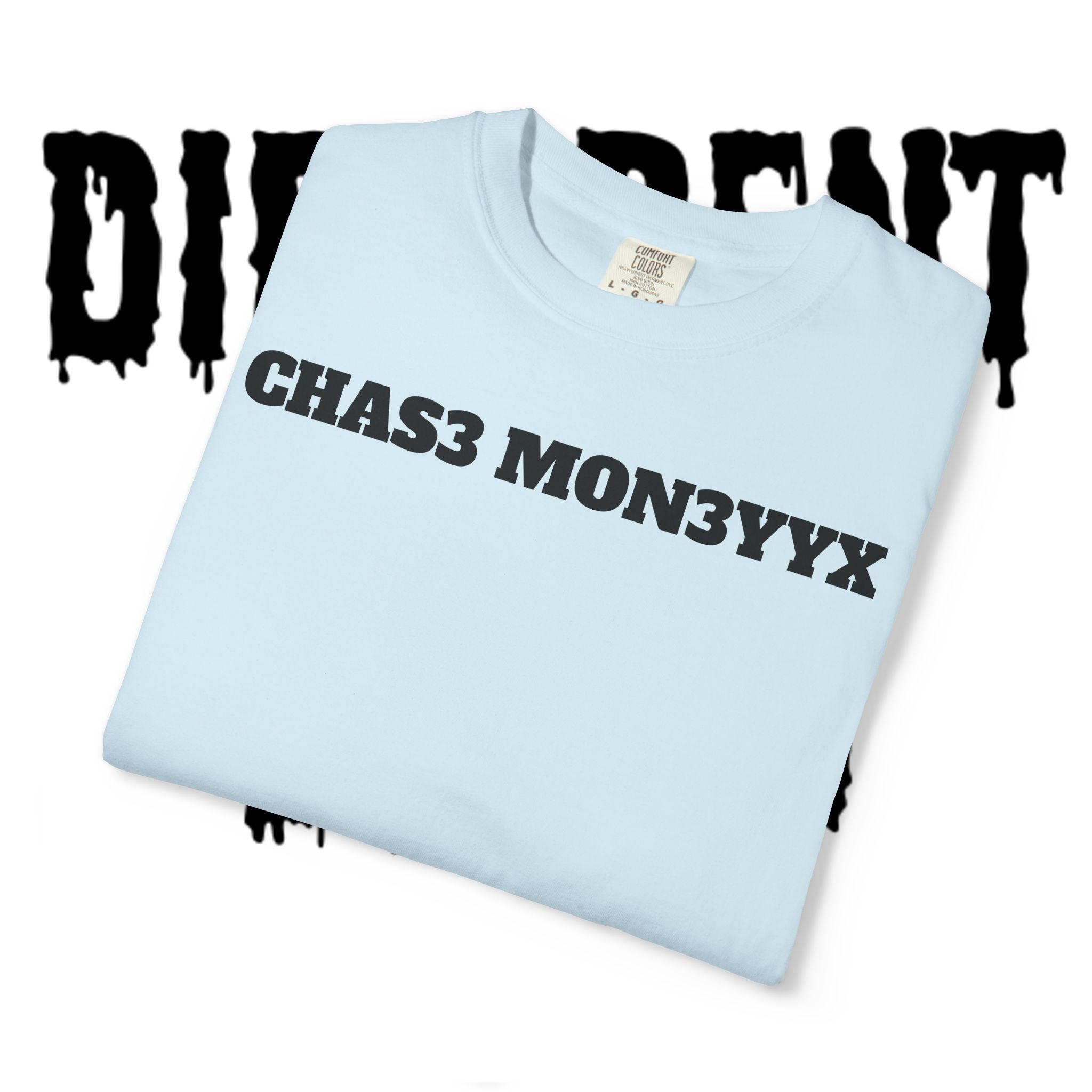 Chas3 Mon3yyx Graphic T-Shirt — Bold Lip Logo Streetwear Tee