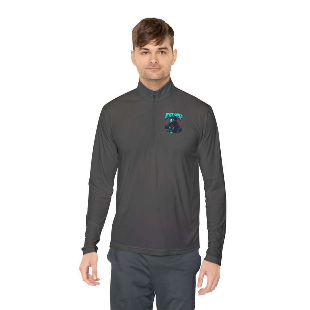Quarter-Zip Pullover — "Value the Pain" Motivational Athletic Pullover