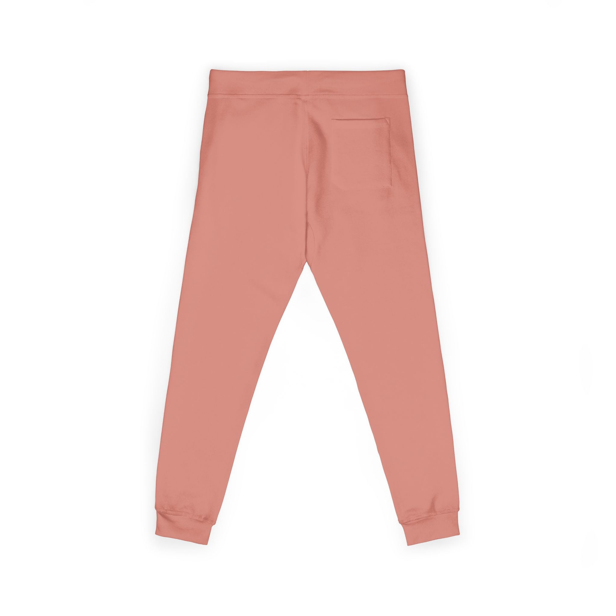 Embroidered Fleece Sweatpants — Cozy Coral Joggers