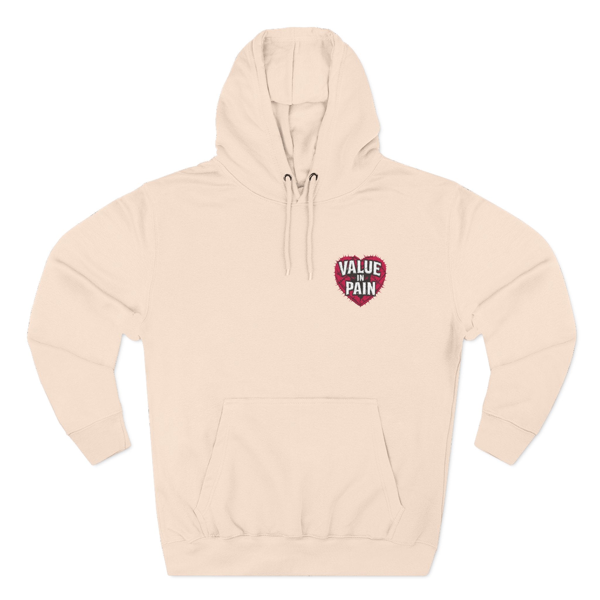 Three-Panel Fleece Hoodie