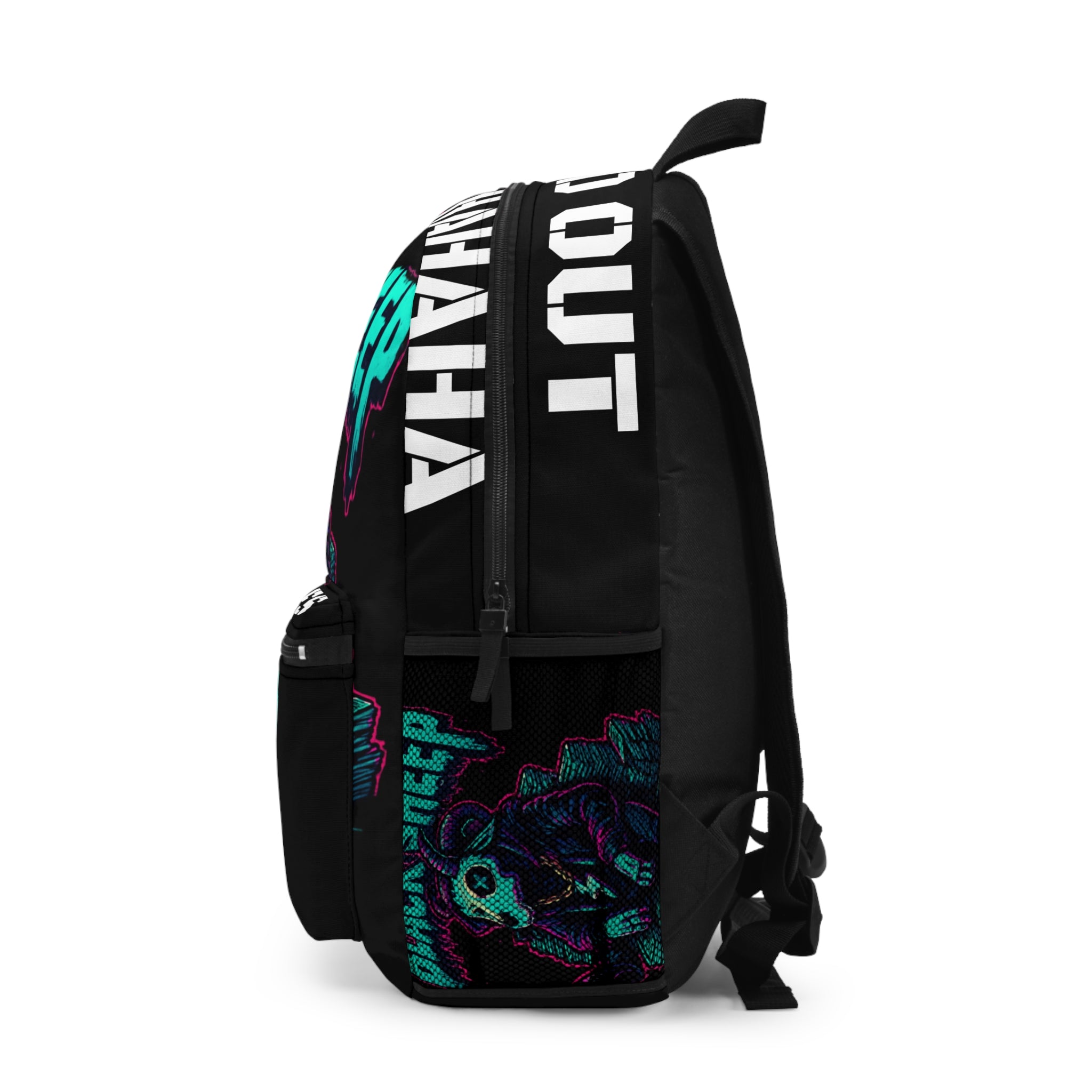 Black Sheep "Lost Files" Backpack — Neon Skull Streetwear Backpack