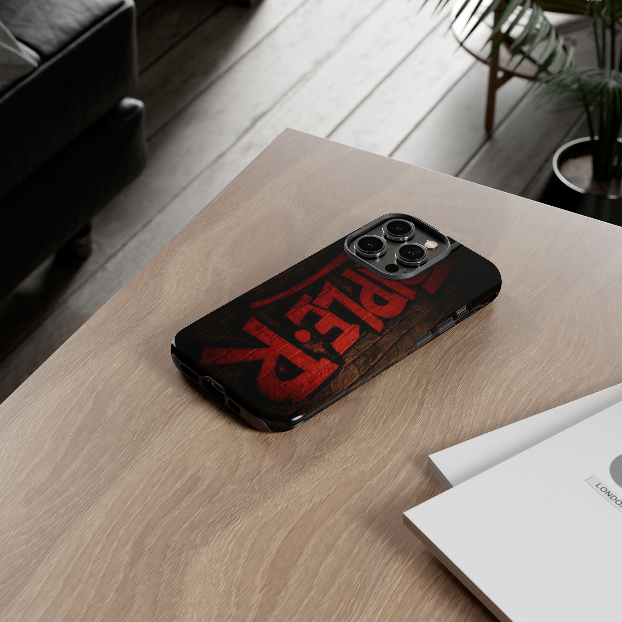 Triple-R Graffiti Phone Case — Rugged Protective iPhone Cover
