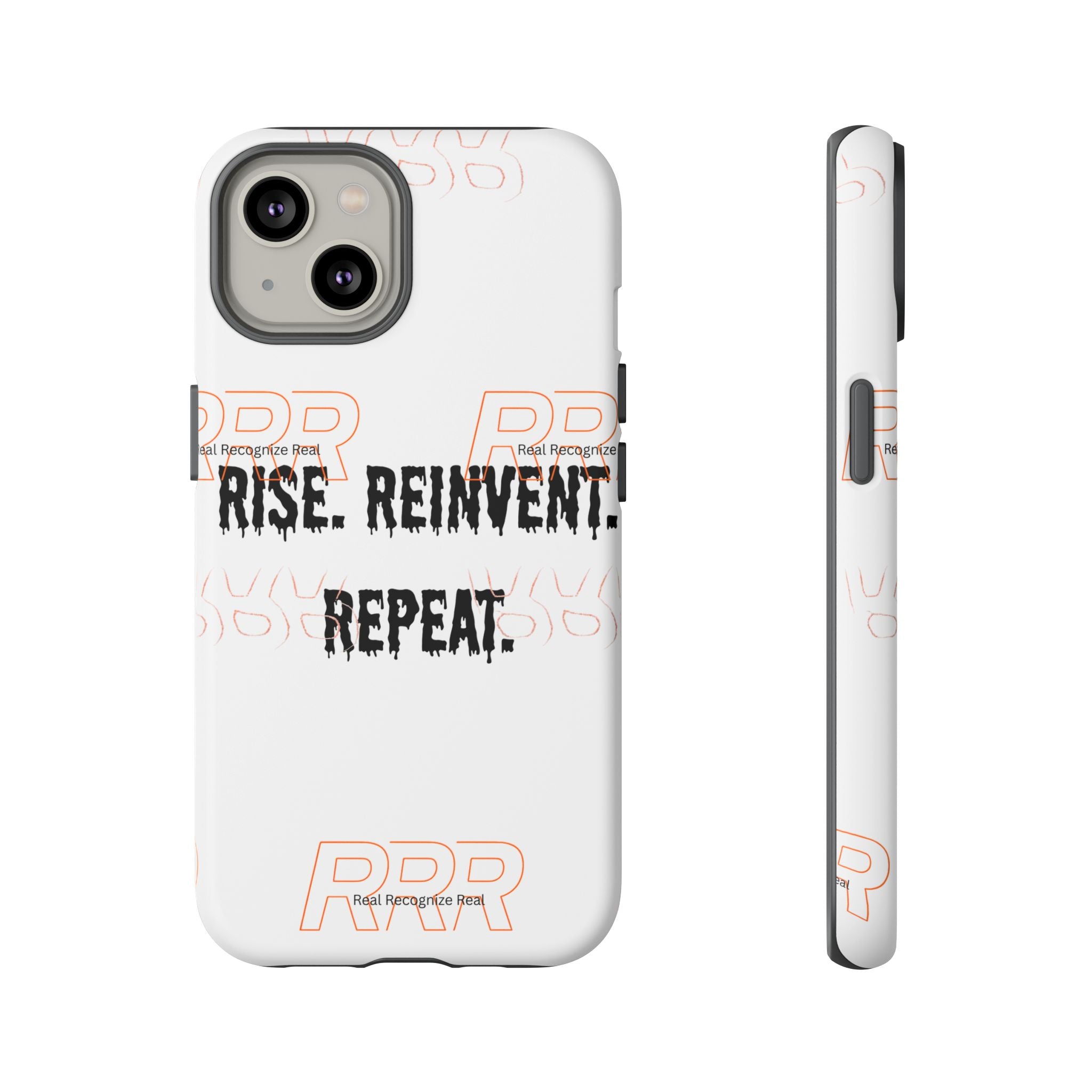 Tough Cases — "Rise. Reinvent. Repeat." Motivational Phone Case