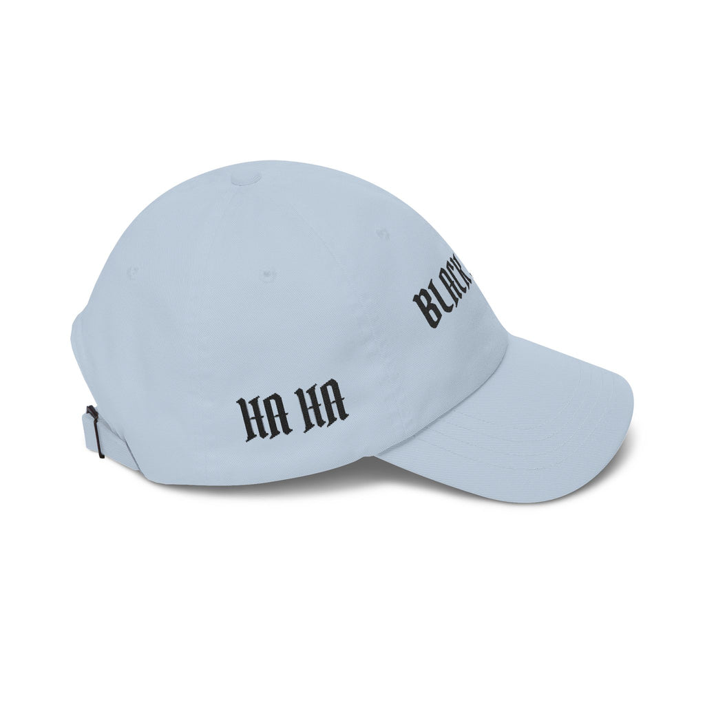 Black Sheep Dad Cap — Gothic Text Embroidered Baseball Hat