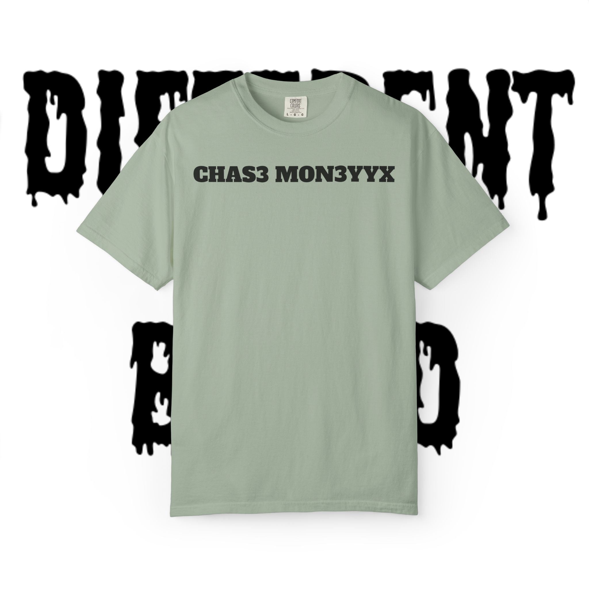 Chas3 Mon3yyx Graphic T-Shirt — Bold Lip Logo Streetwear Tee