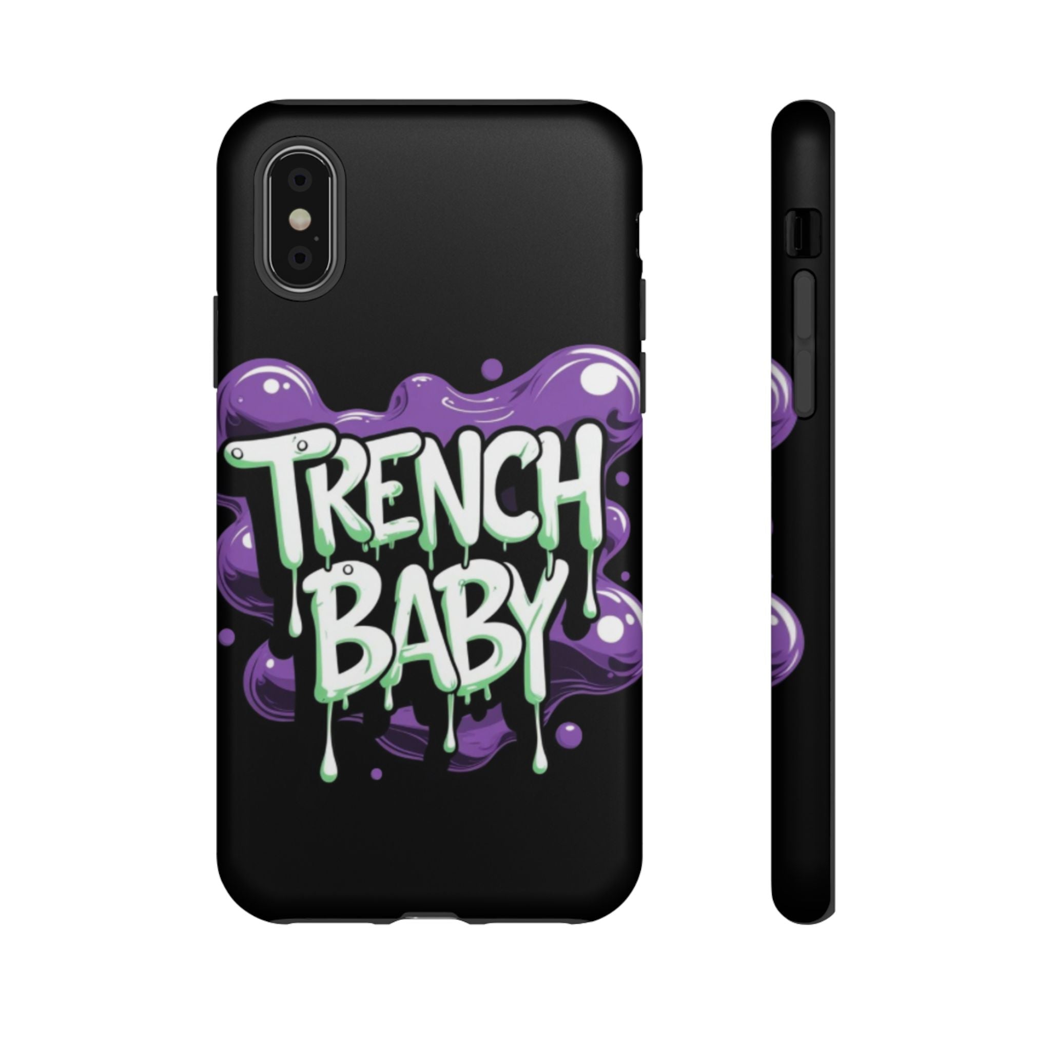 Phone Case — "Trench Baby" Drippy Graffiti Design