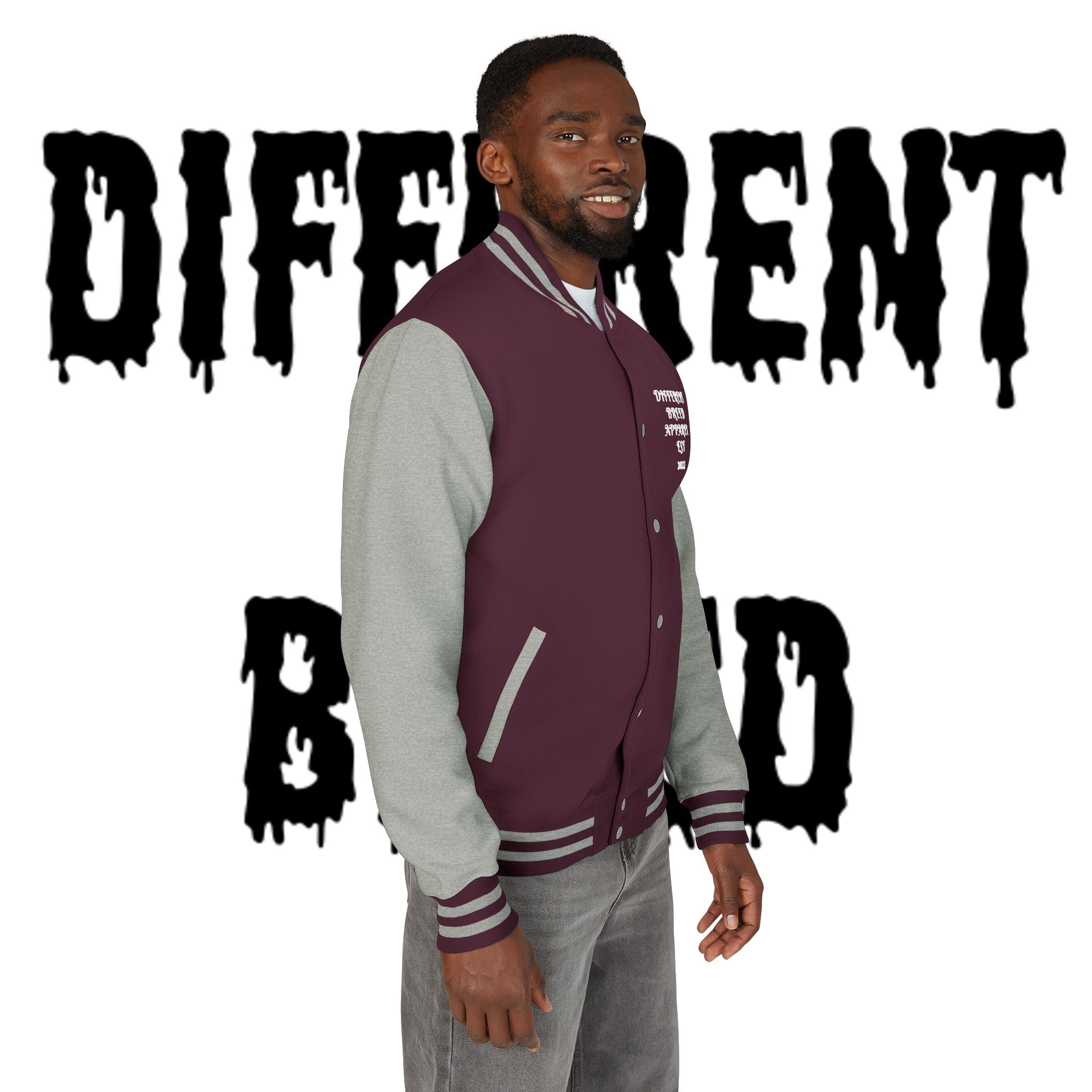 Letterman Jacket — 'Different Breed' Retro Varsity Jacket