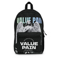 Value Pain Angel Statue Backpack — Graphic Streetwear School Bag