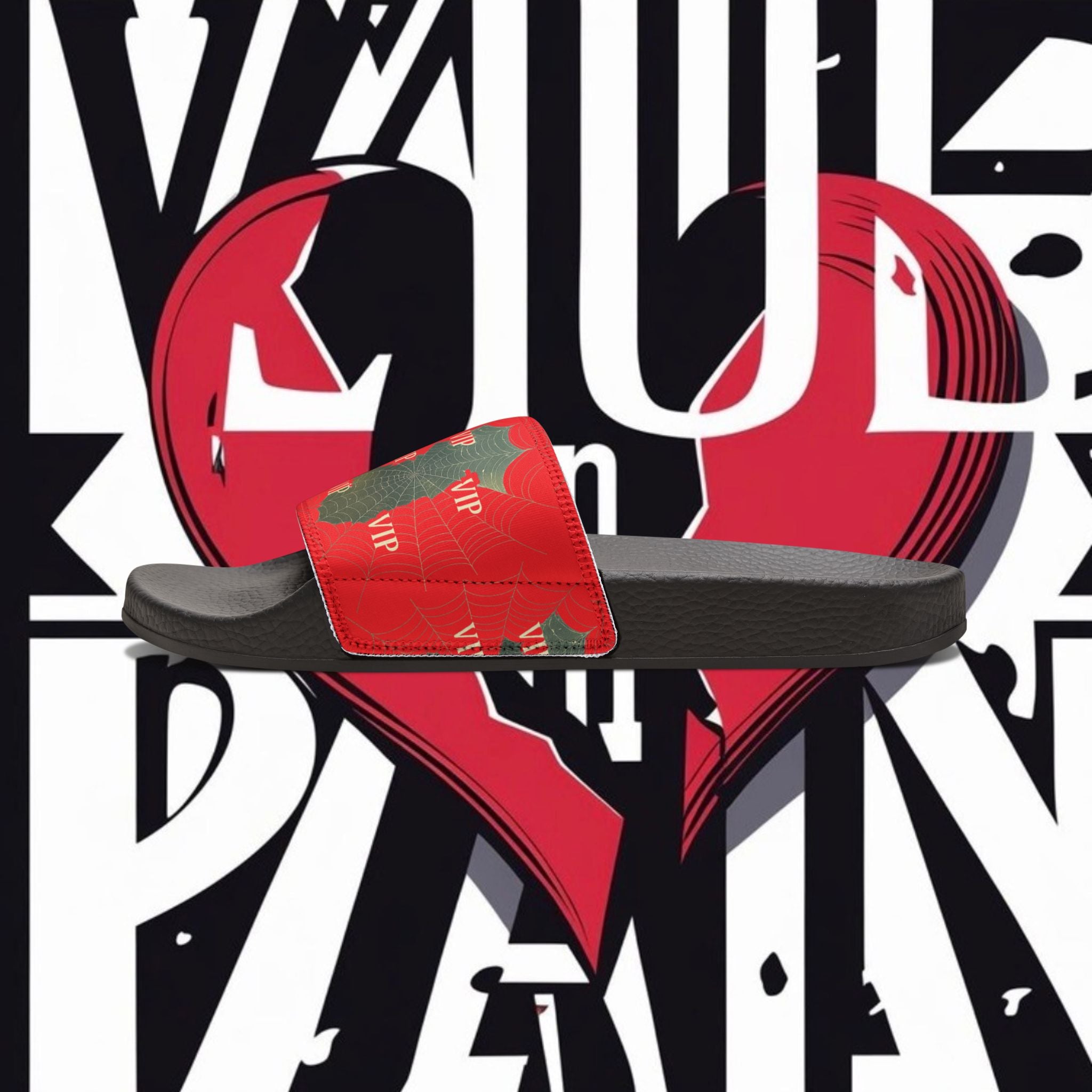 Christmas VIP Slide Sandals — Women's Removable‑Strap Holiday Slides