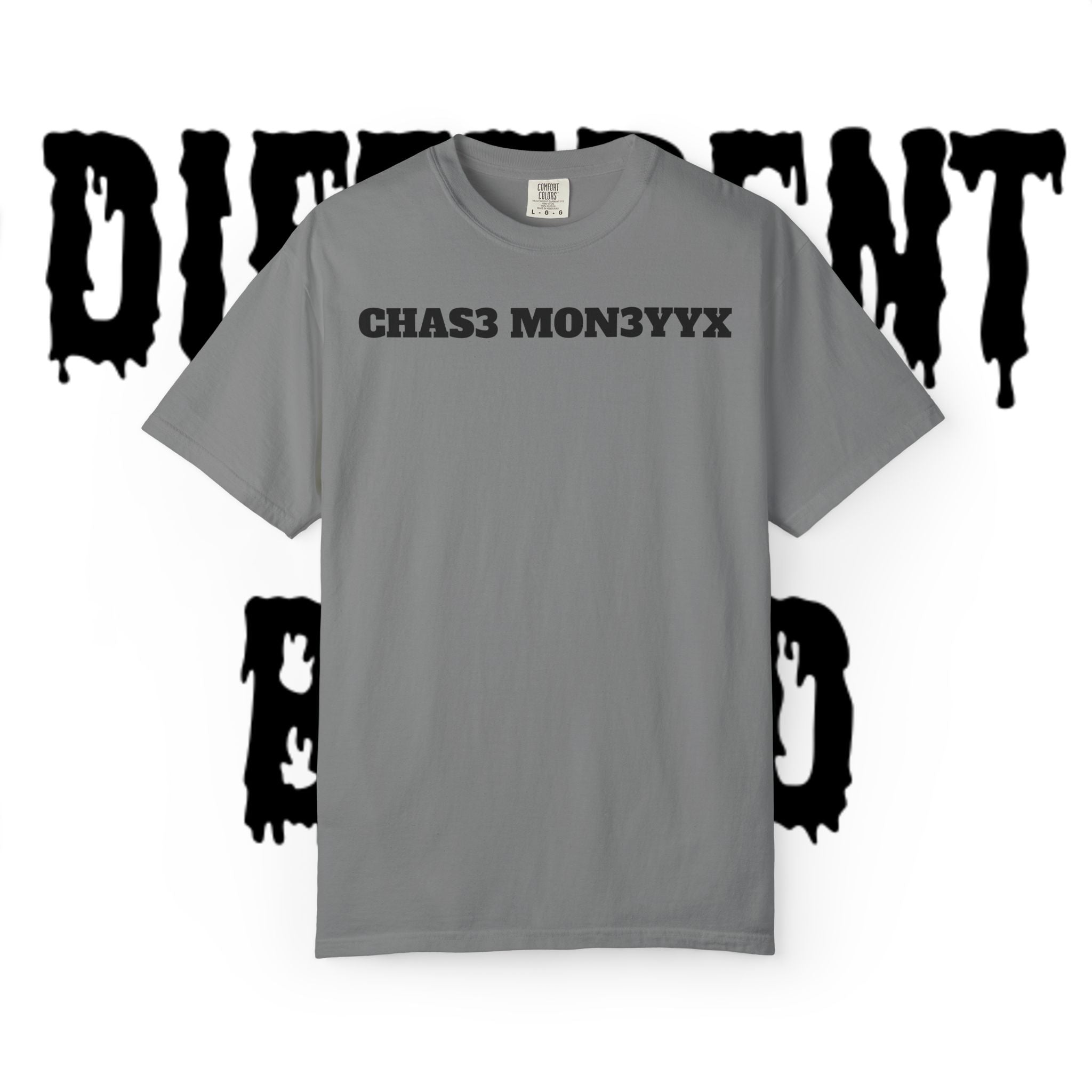 Chas3 Mon3yyx Graphic T-Shirt — Bold Lip Logo Streetwear Tee