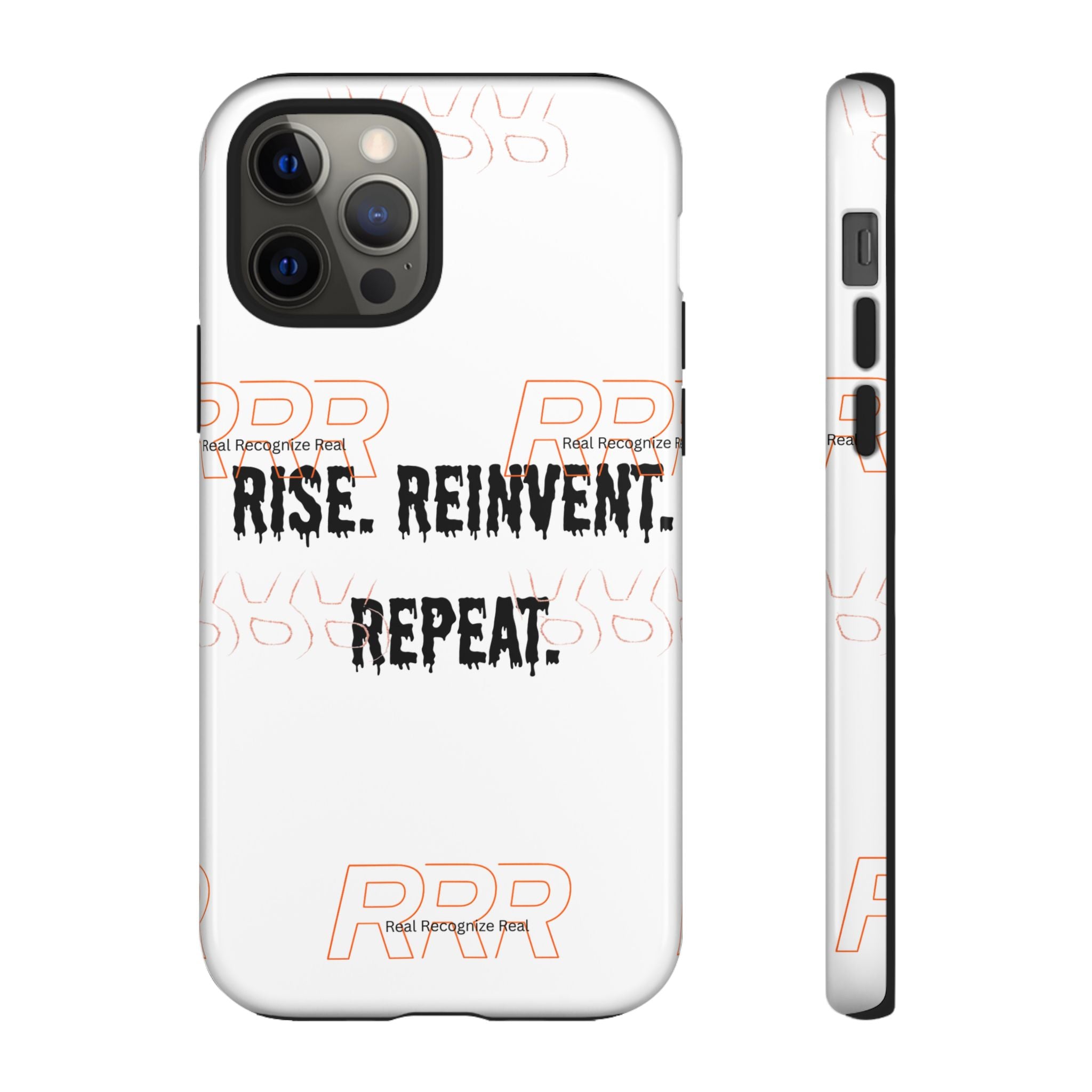 Tough Cases — "Rise. Reinvent. Repeat." Motivational Phone Case