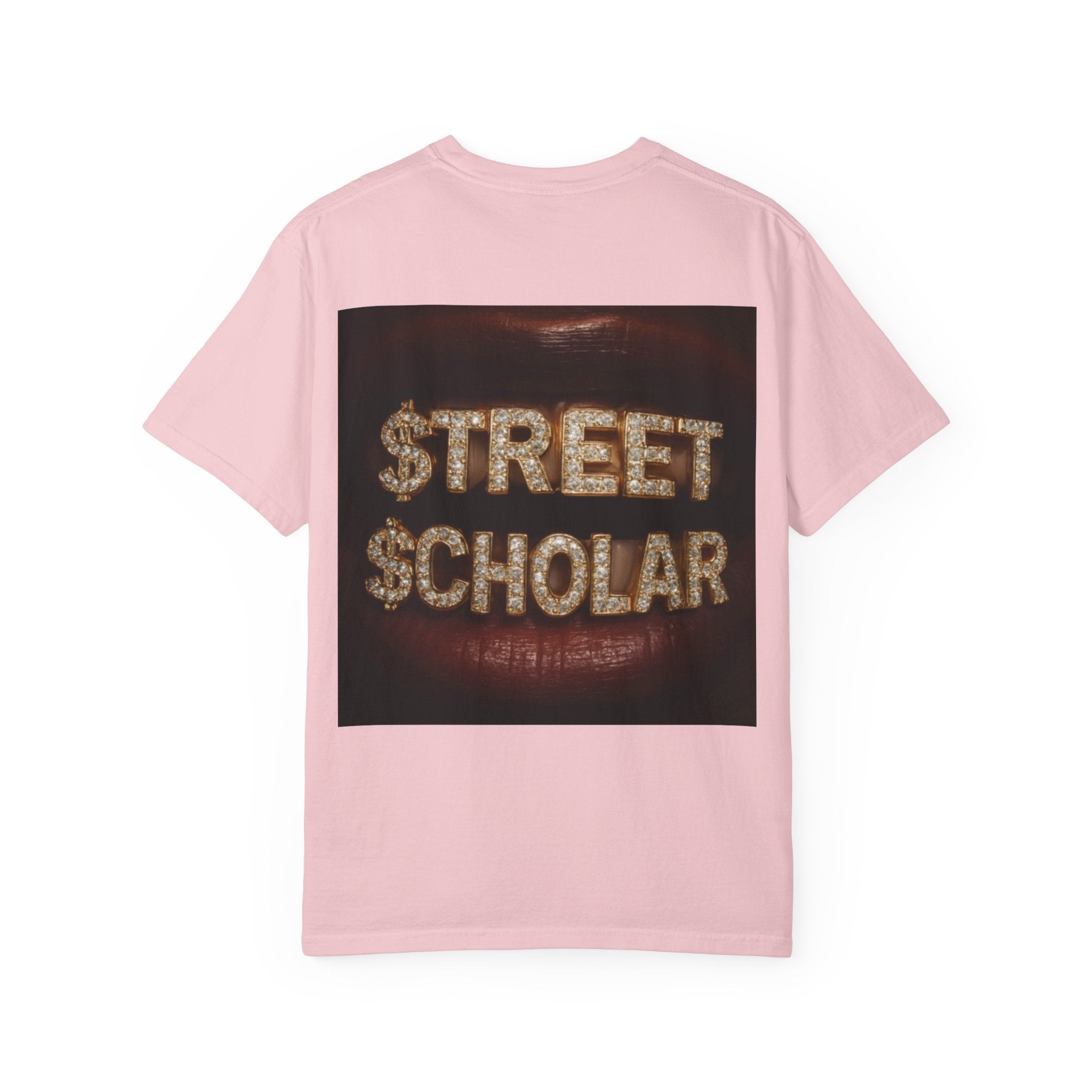 Street Scholar T‑Shirt — Bold Graphic Lip Grill Design