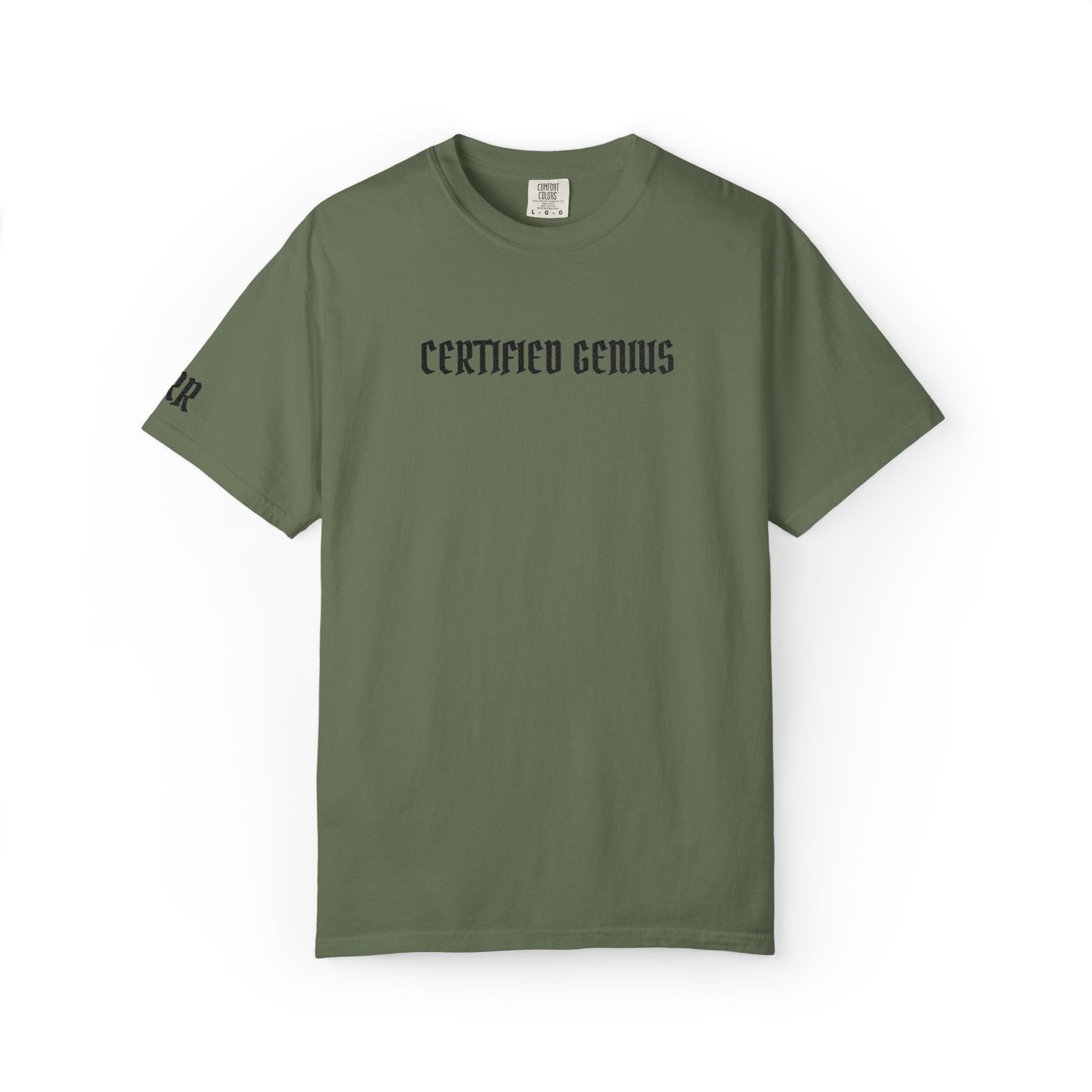 Certified Genuis White Graphic T-Shirt