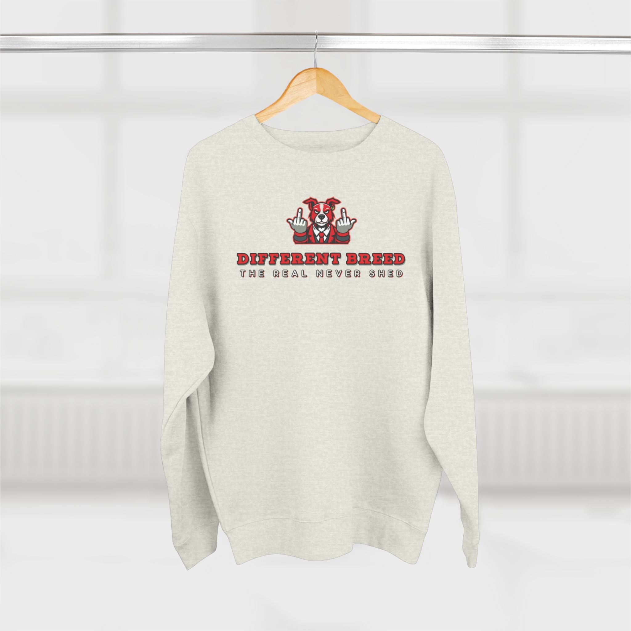 Crewneck Sweatshirt — “Different Breed” Graphic Crewneck (The Deal Never Ends)