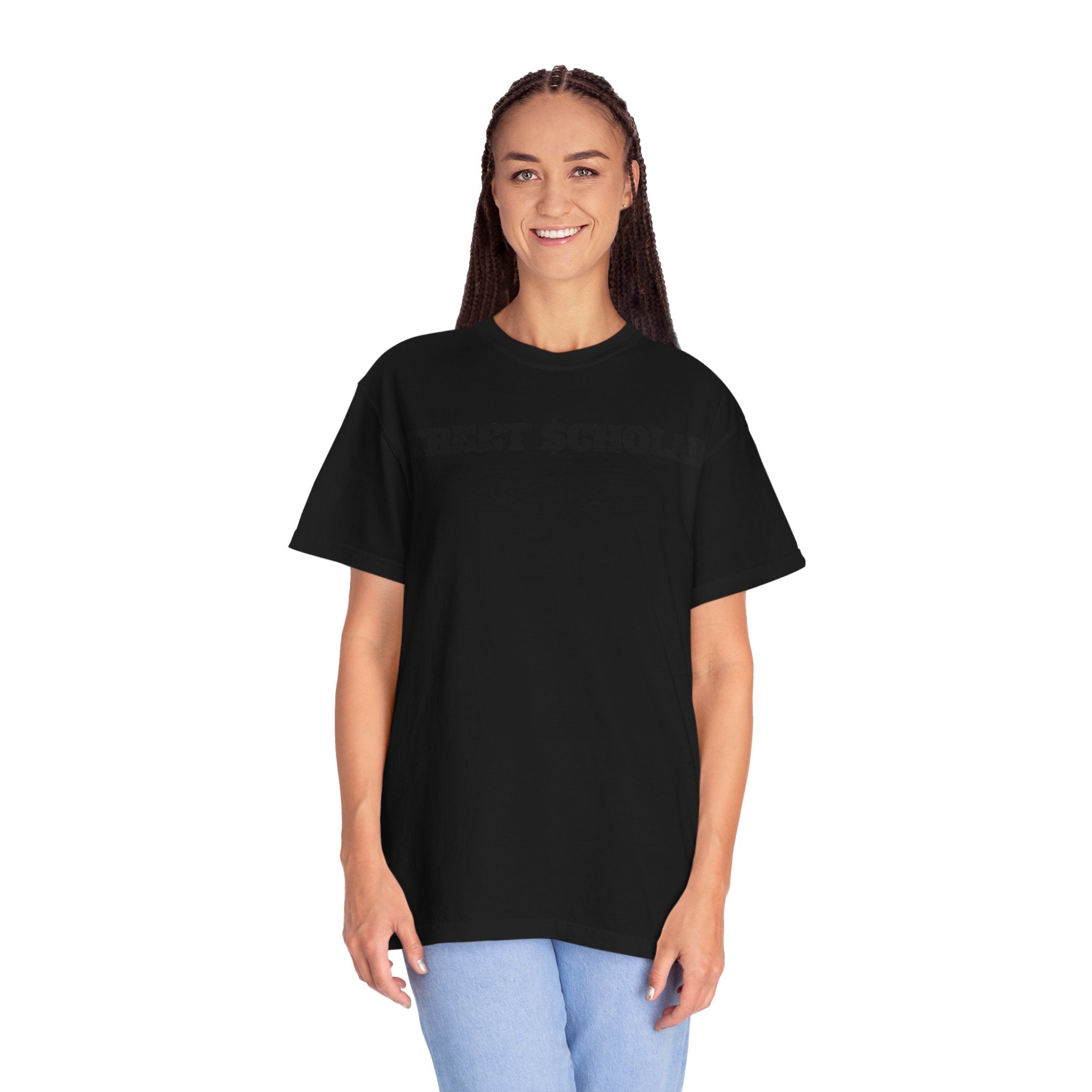 Street Scholar T‑Shirt — Bold Graphic Lip Grill Design