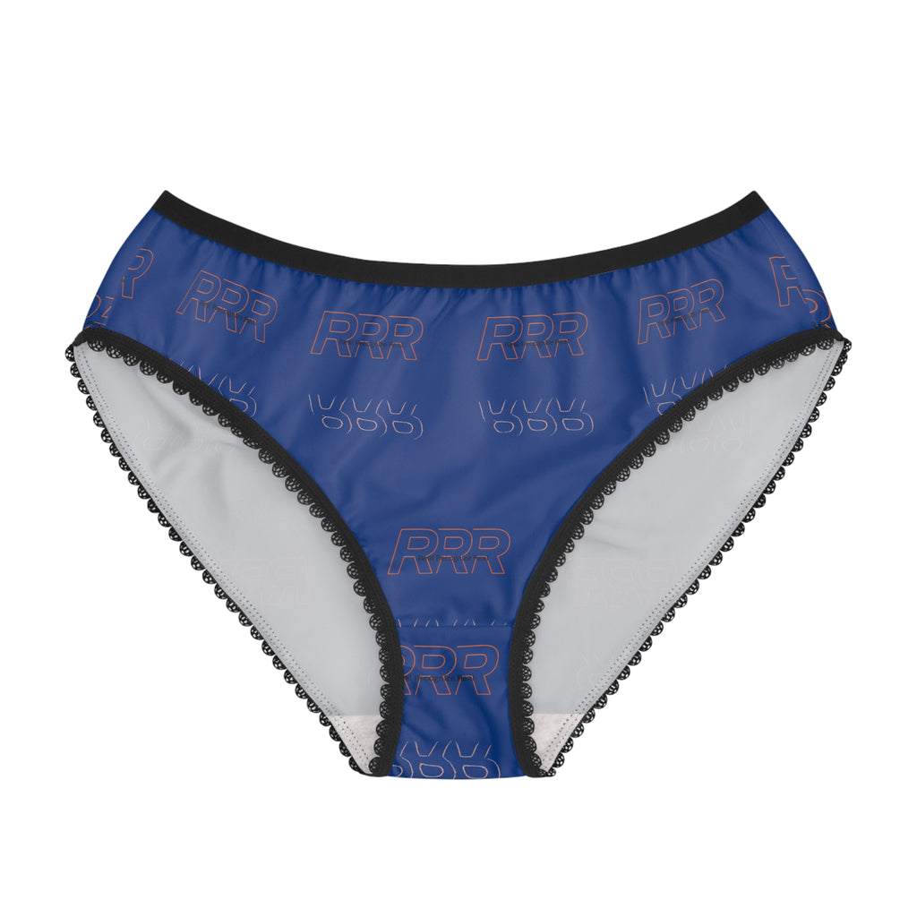 Blue Logo All-Over Print Women's Briefs — Comfortable Everyday Lingerie
