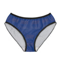 Blue Logo All-Over Print Women's Briefs — Comfortable Everyday Lingerie