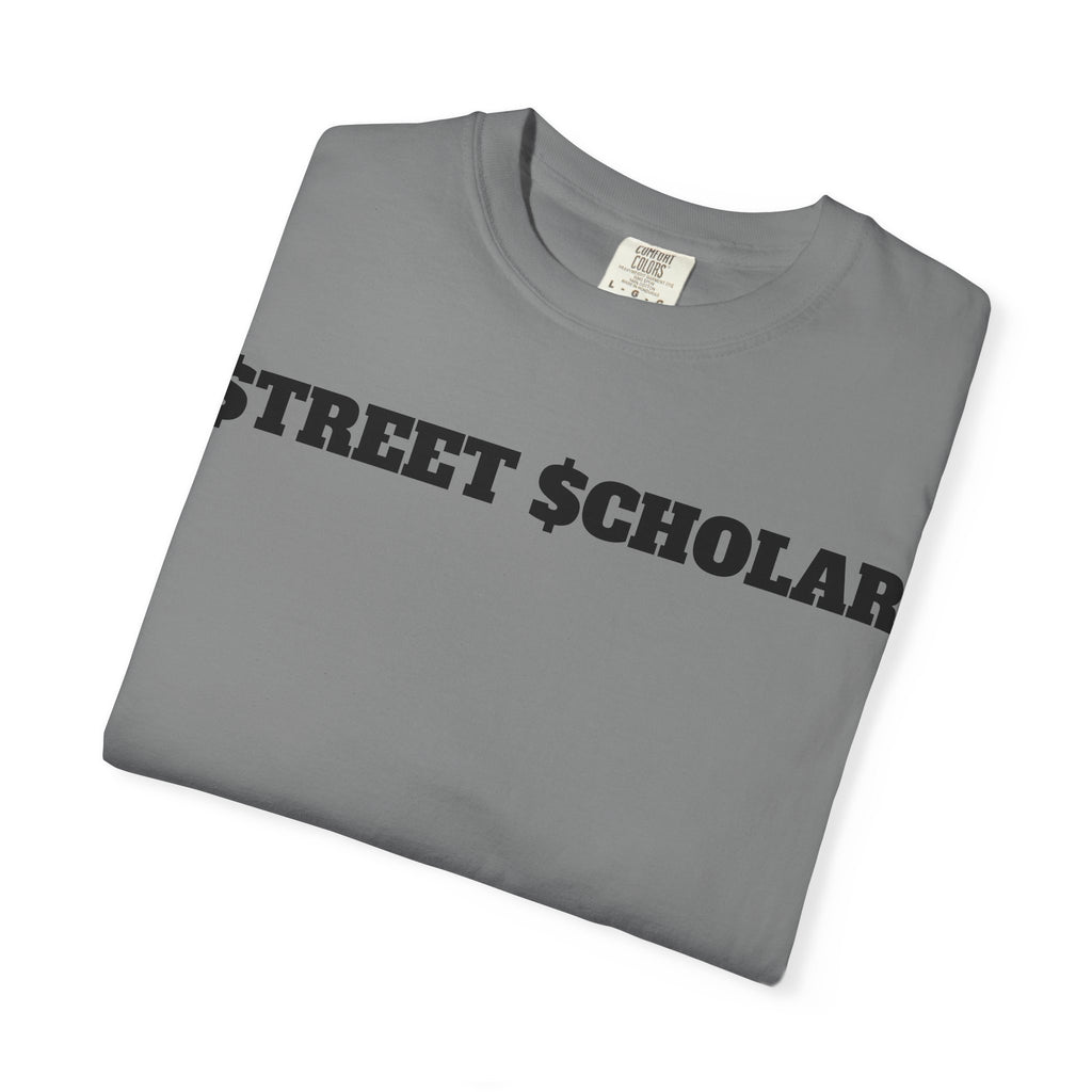 Street Scholar T‑Shirt — Bold Graphic Lip Grill Design