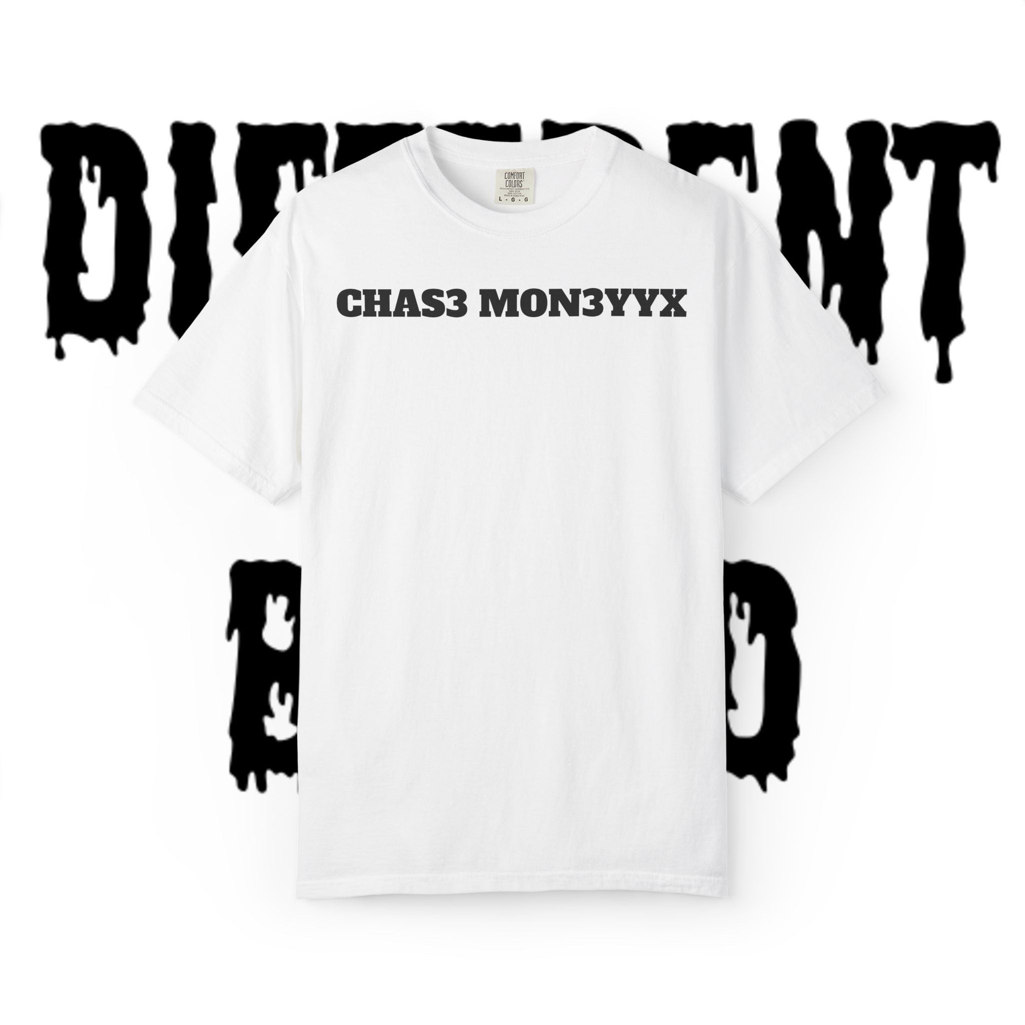 Chas3 Mon3yyx Graphic T-Shirt — Bold Lip Logo Streetwear Tee