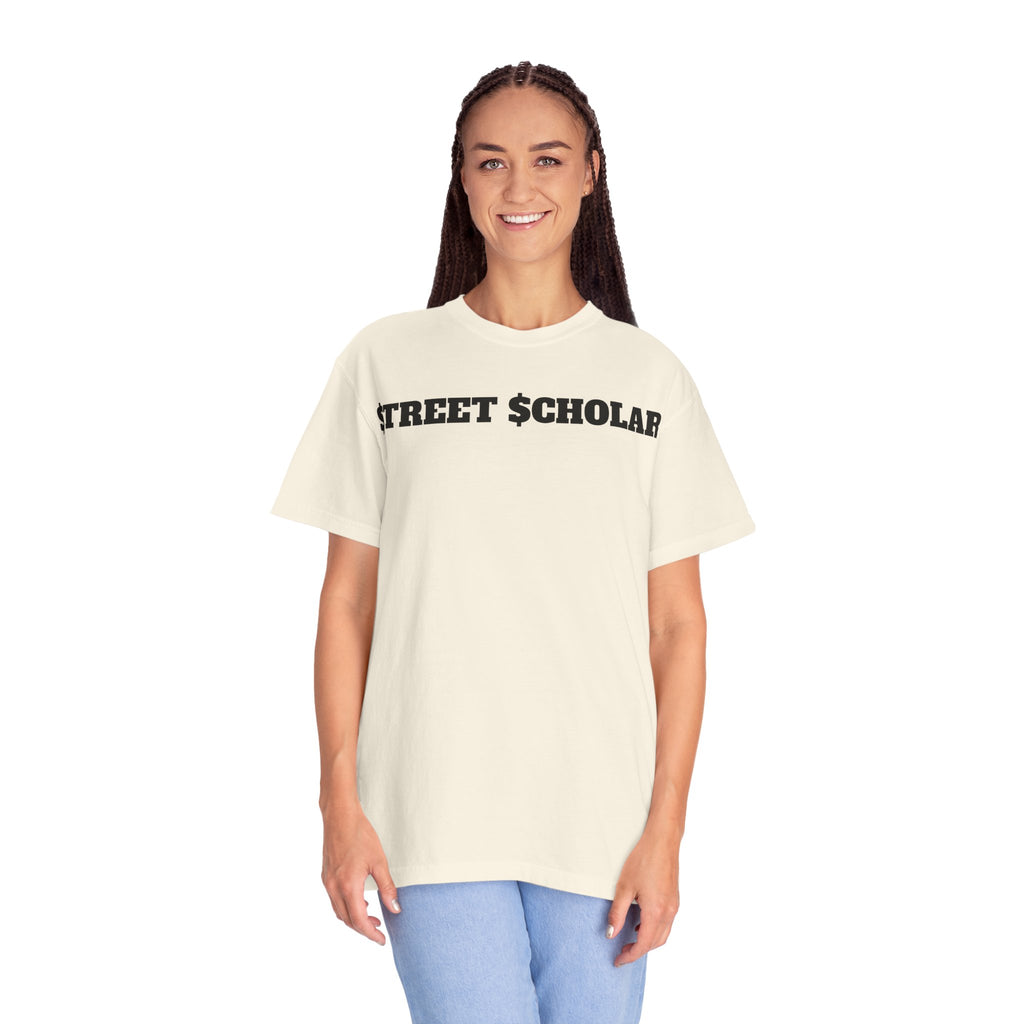 Street Scholar T‑Shirt — Bold Graphic Lip Grill Design
