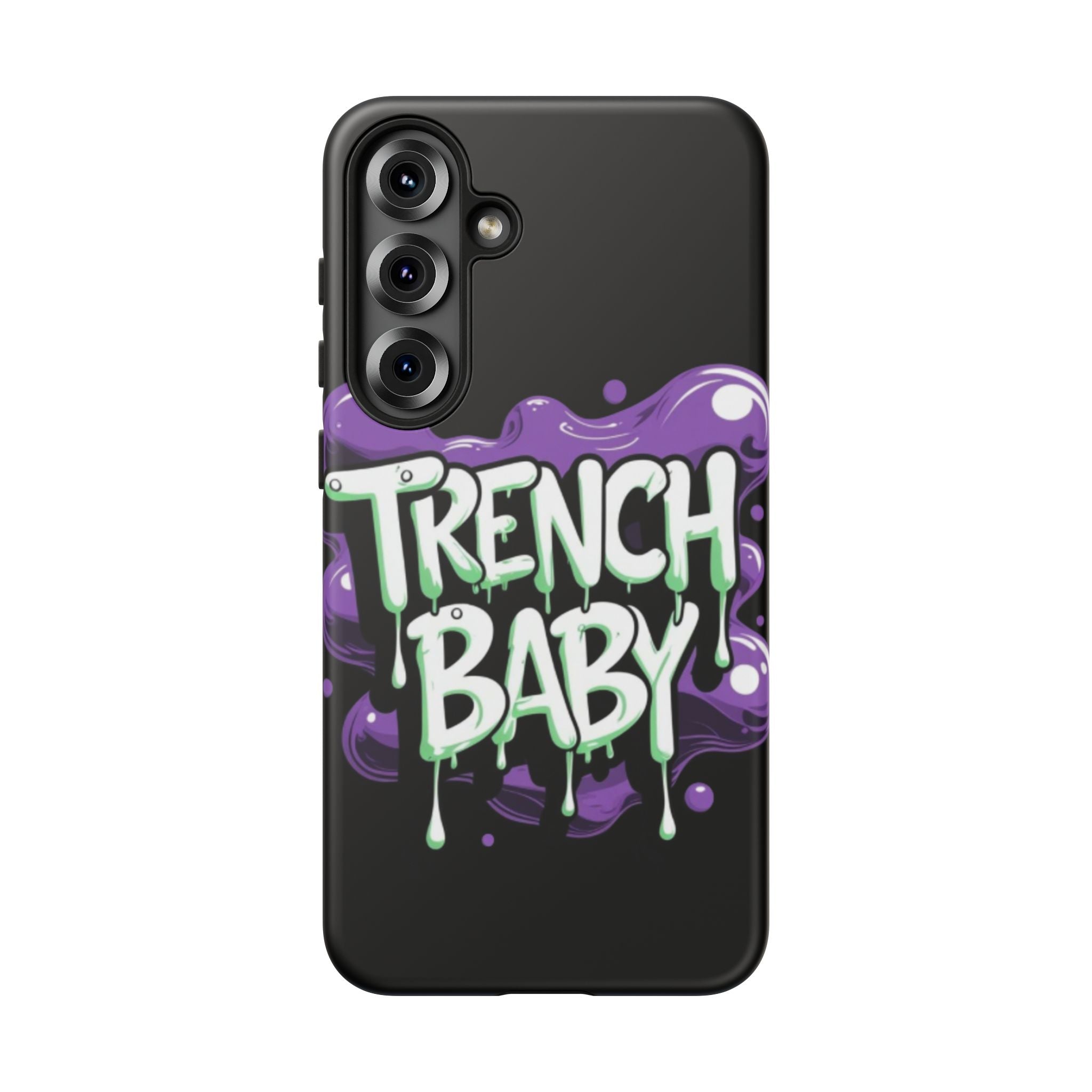 Phone Case — "Trench Baby" Drippy Graffiti Design
