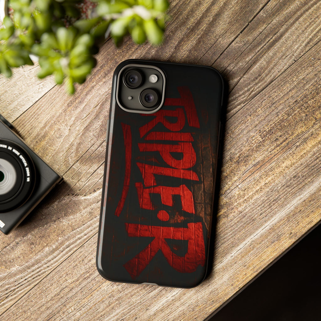 Triple-R Graffiti Phone Case — Rugged Protective iPhone Cover