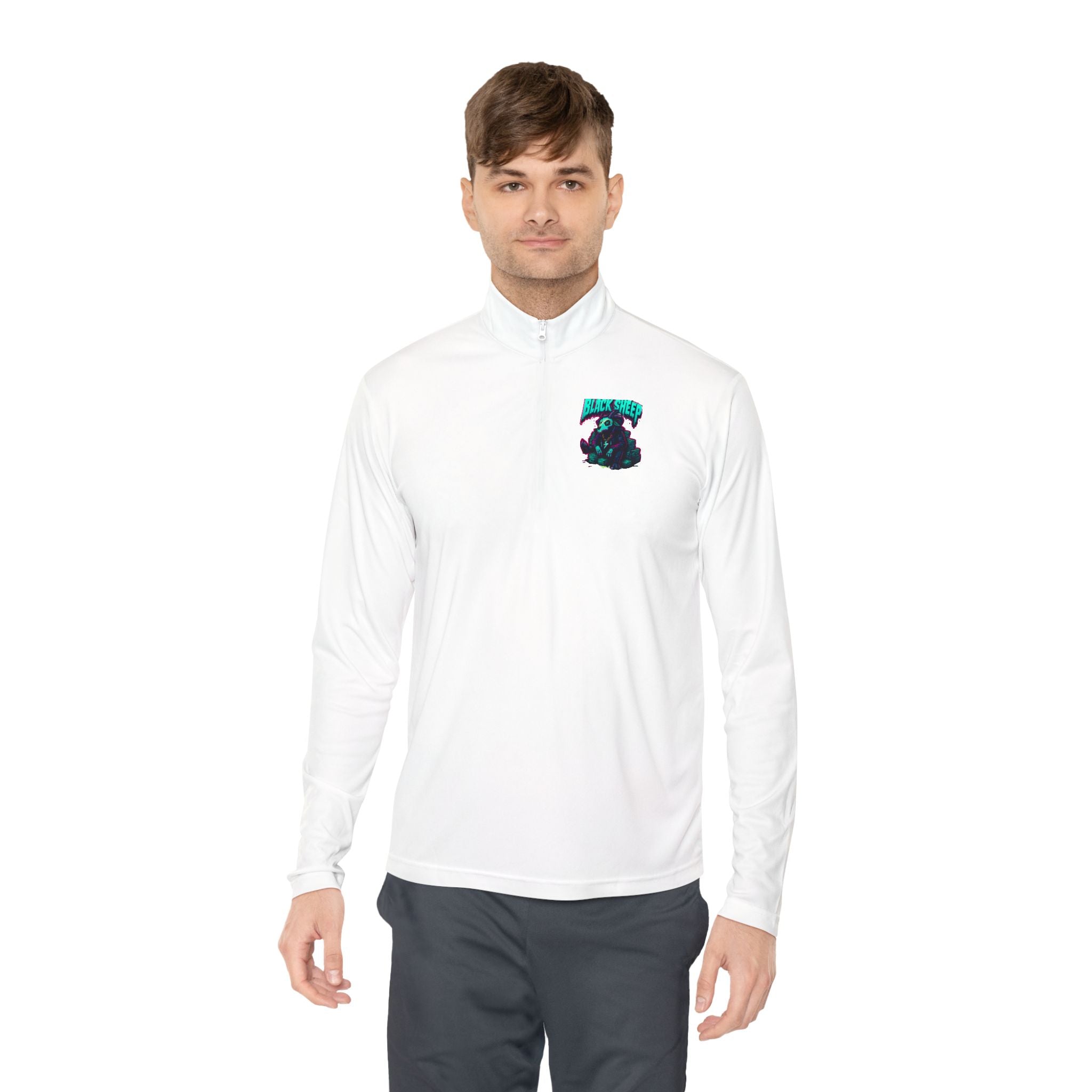 Quarter-Zip Pullover — "Value the Pain" Motivational Athletic Pullover