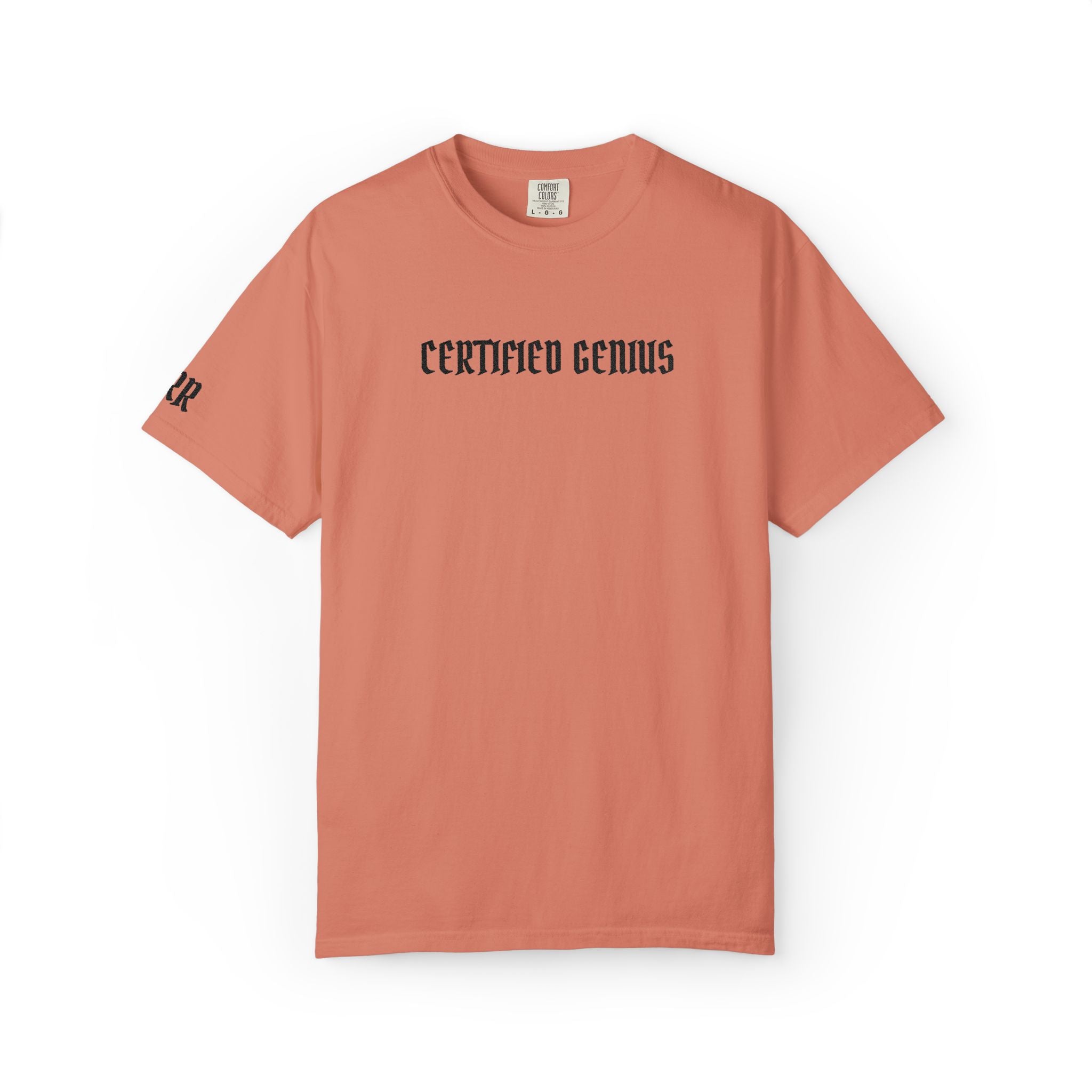 Certified Genuis White Graphic T-Shirt