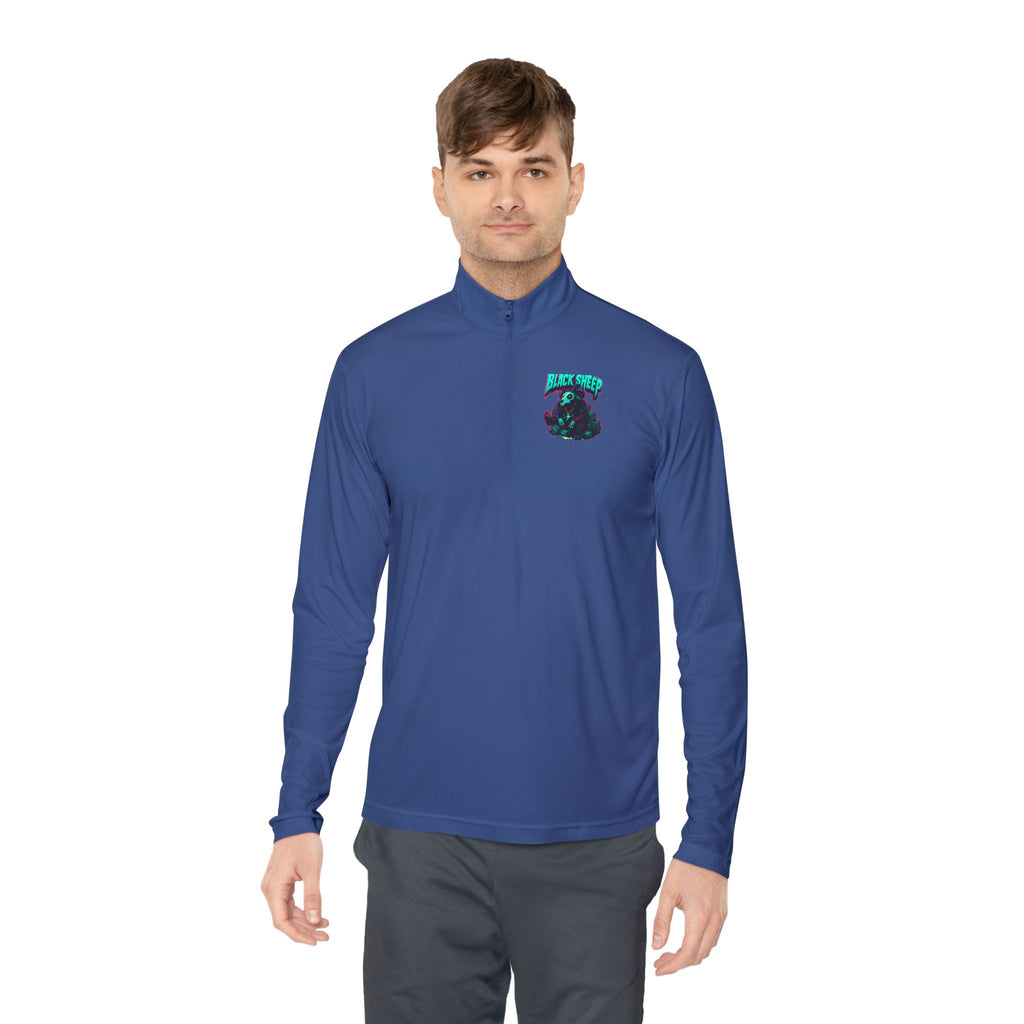 Quarter-Zip Pullover — "Value the Pain" Motivational Athletic Pullover