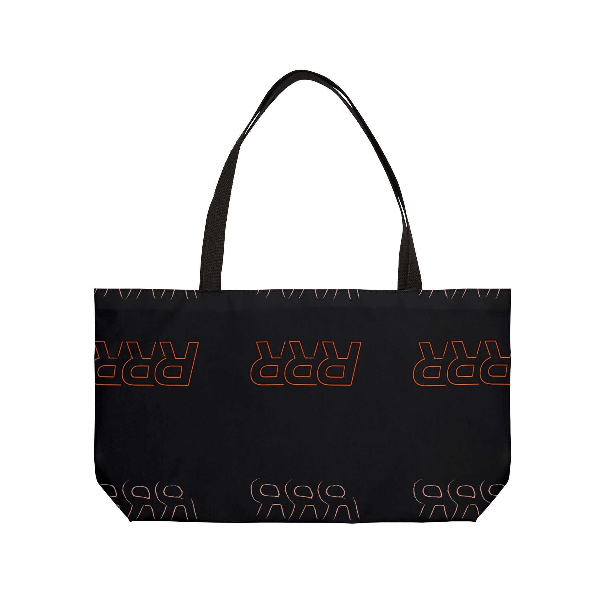 Weekender Tote Bag — Retro 'RRR' Neon Logo Travel Tote