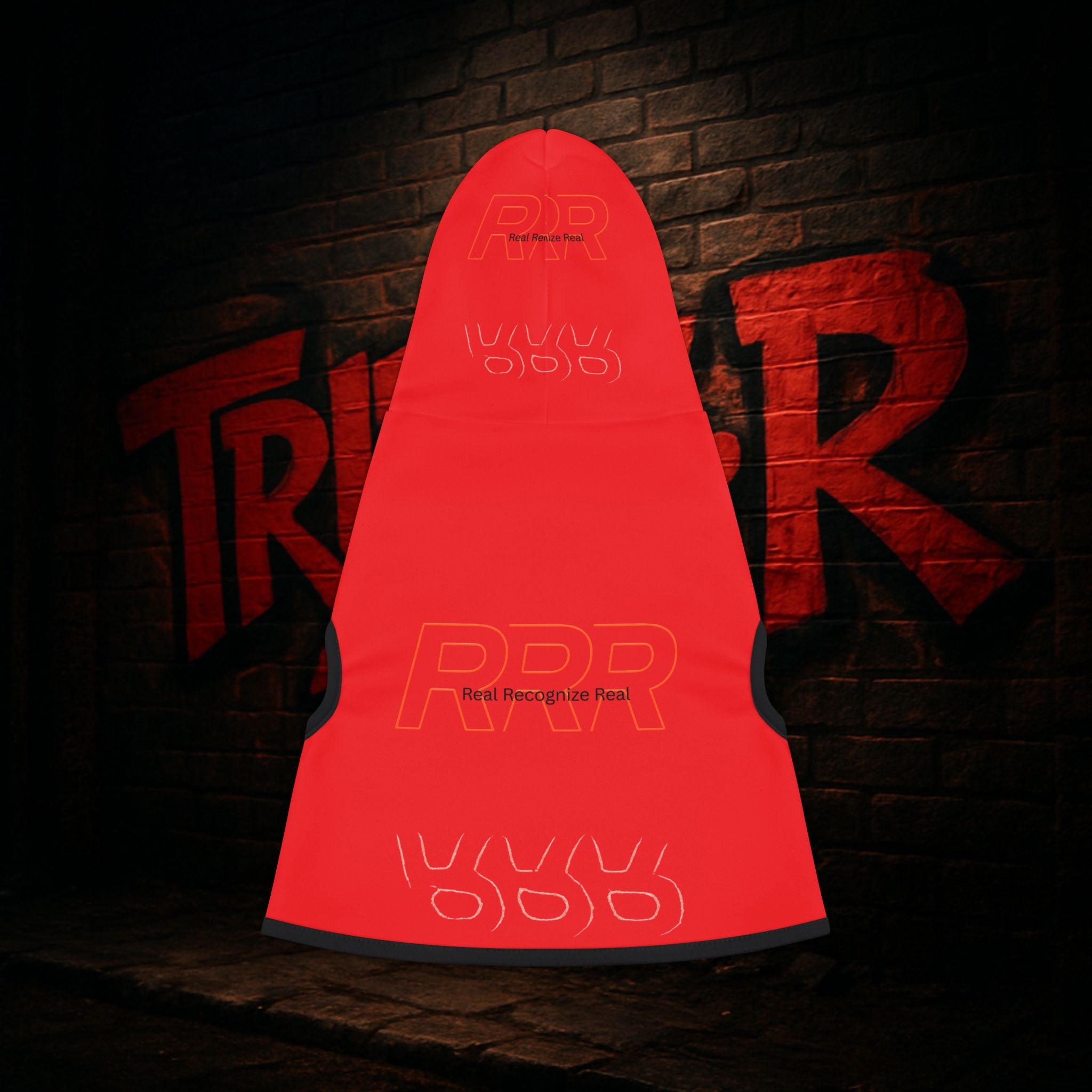 Red Pet Hoodie - Cozy Hooded Dog & Cat Sweatshirt