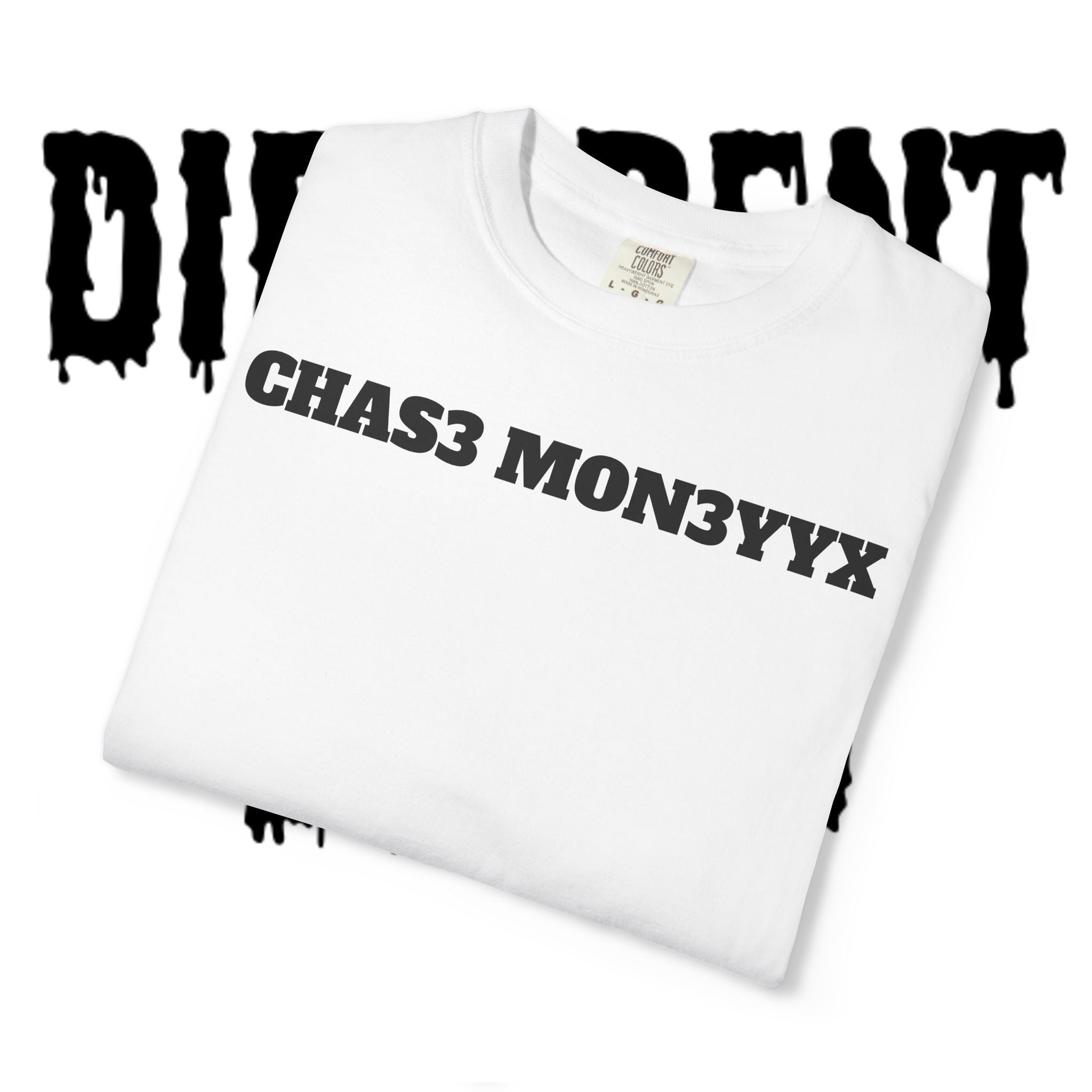 Chas3 Mon3yyx Graphic T-Shirt — Bold Lip Logo Streetwear Tee