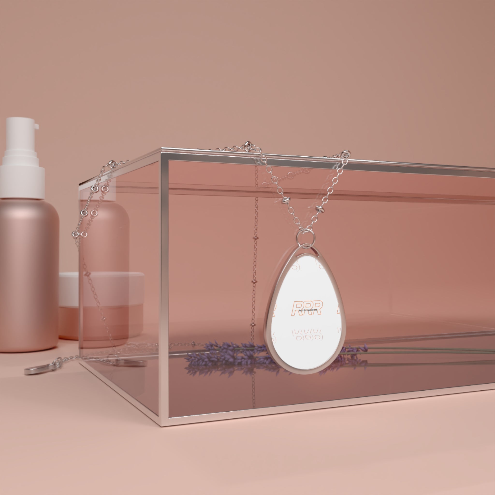 Oval Teardrop Necklace — Minimal Silver Pendant Jewelry