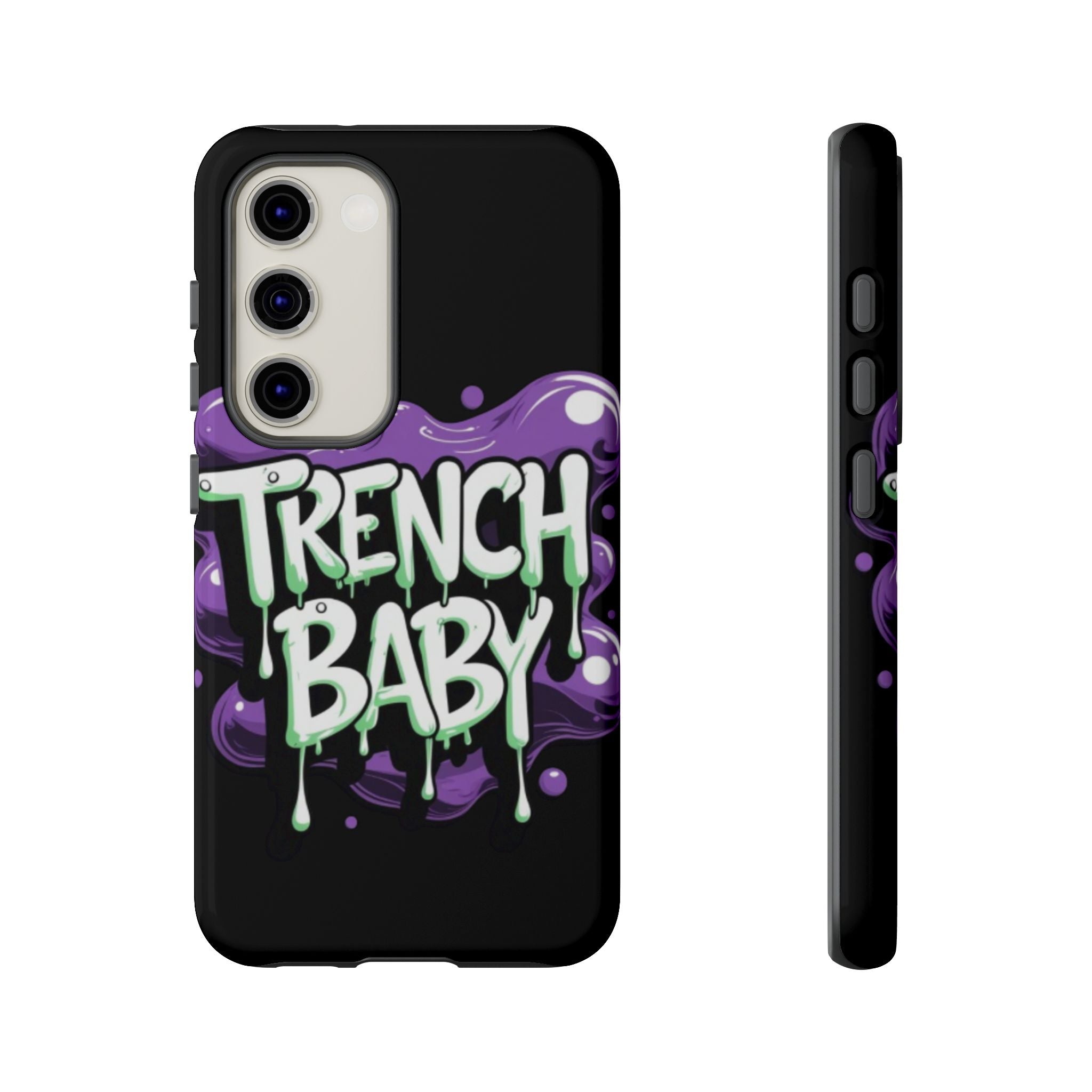 Phone Case — "Trench Baby" Drippy Graffiti Design