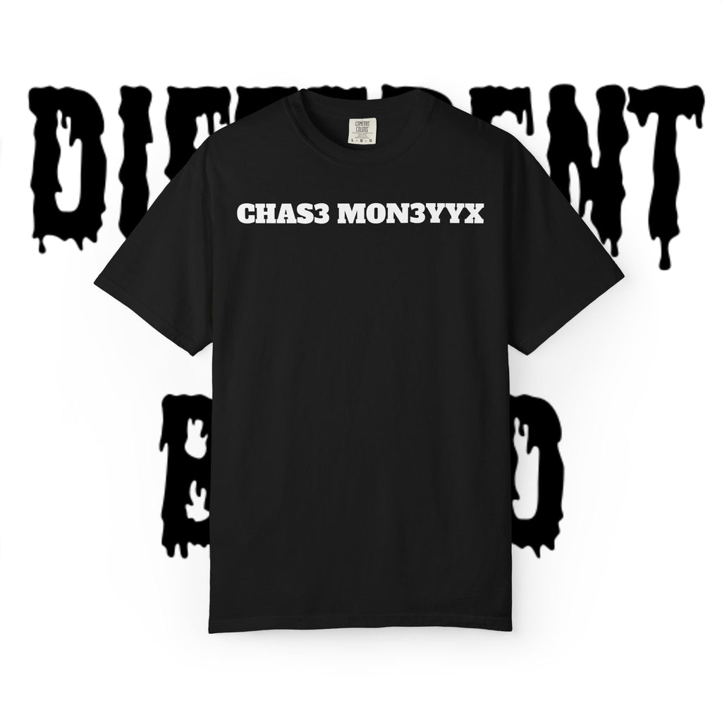 Chas3 Mon3yyx Graphic T-Shirt — Bold Lip Logo Streetwear Tee