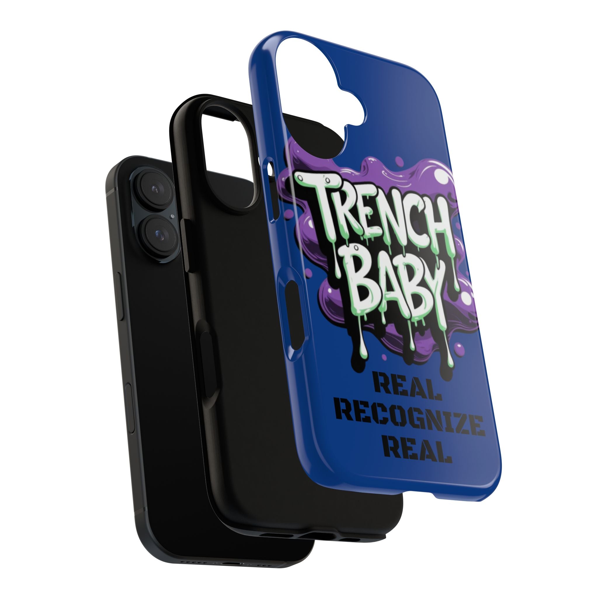 Phone Case — "Trench Baby" Graphic Protective Case (Real Recognize Real)