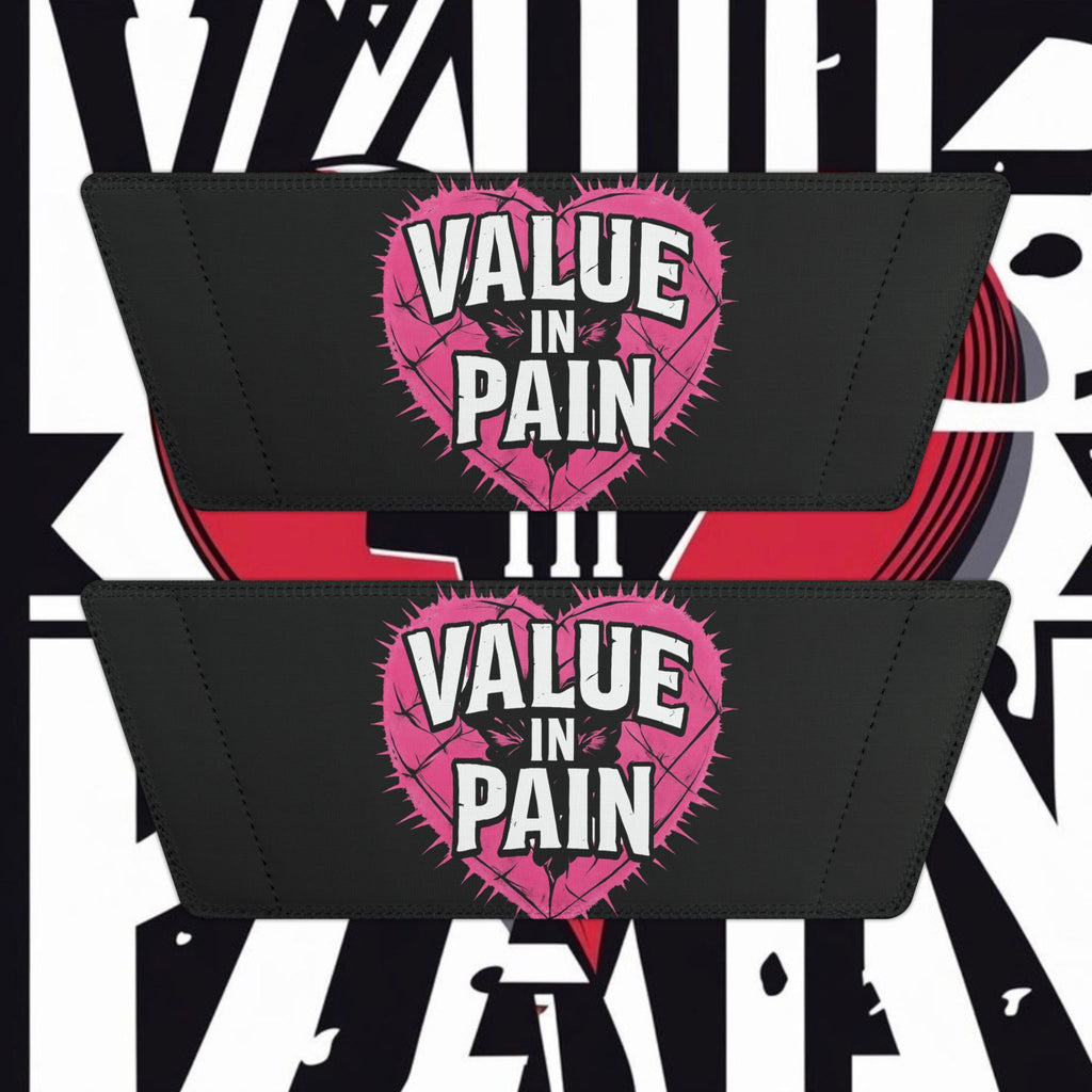 Slide Sandals — “Value in Pain” Graphic Pool Slides